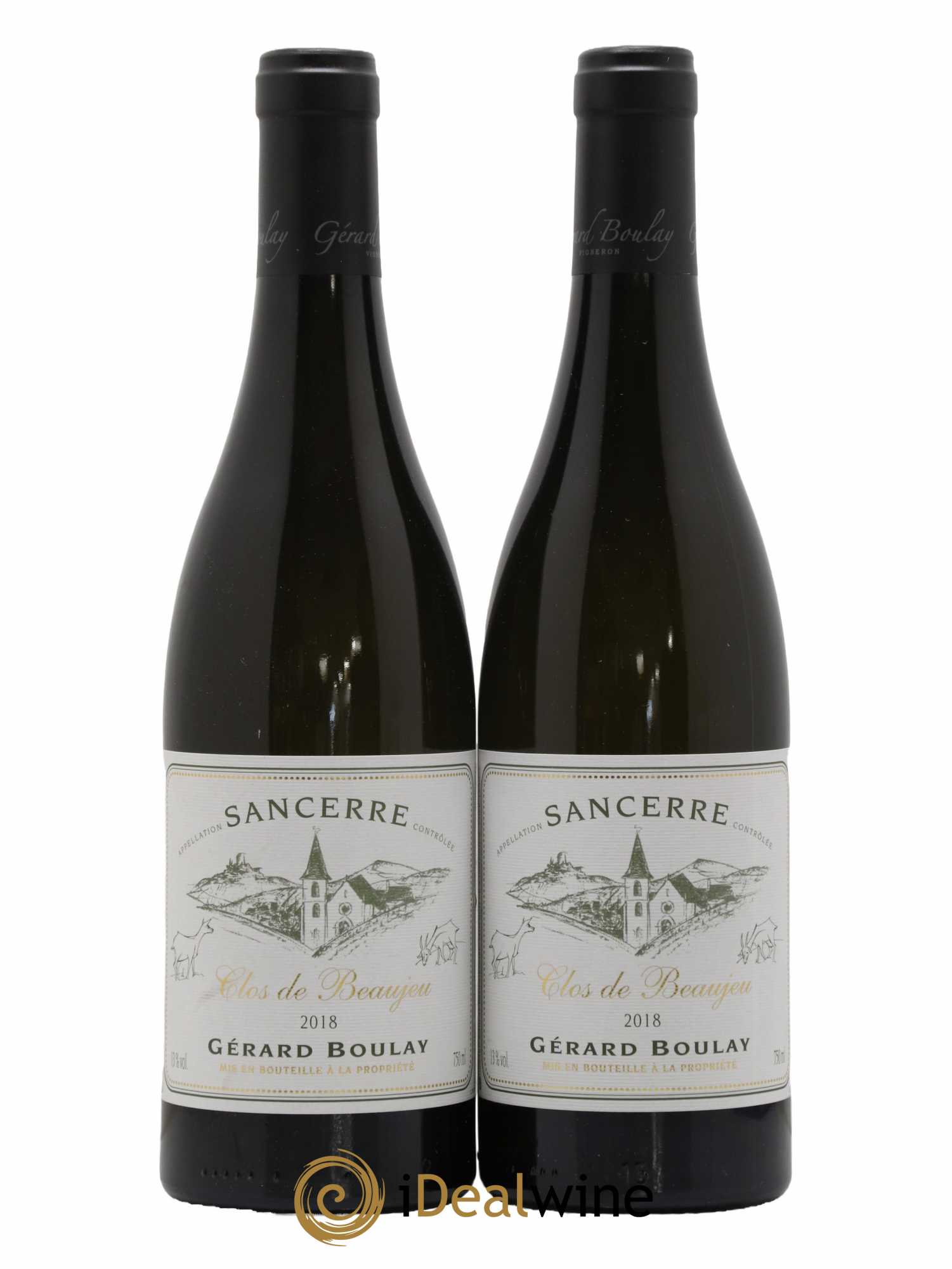 Sancerre Clos de Beaujeu Gérard Boulay 2018 - Lot de 2 bouteilles - 0