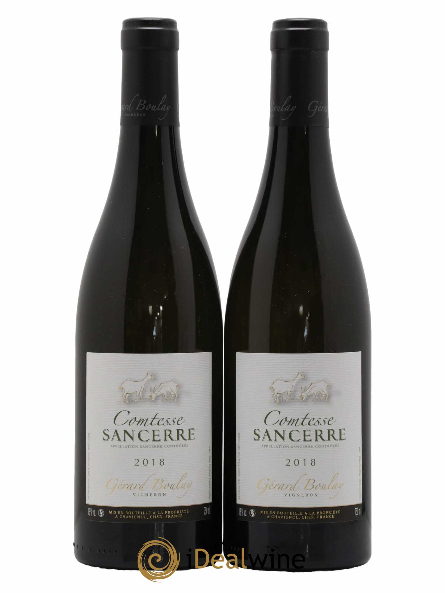 Sancerre Comtesse Gérard Boulay 2018 - Lot de 2 bouteilles - 0