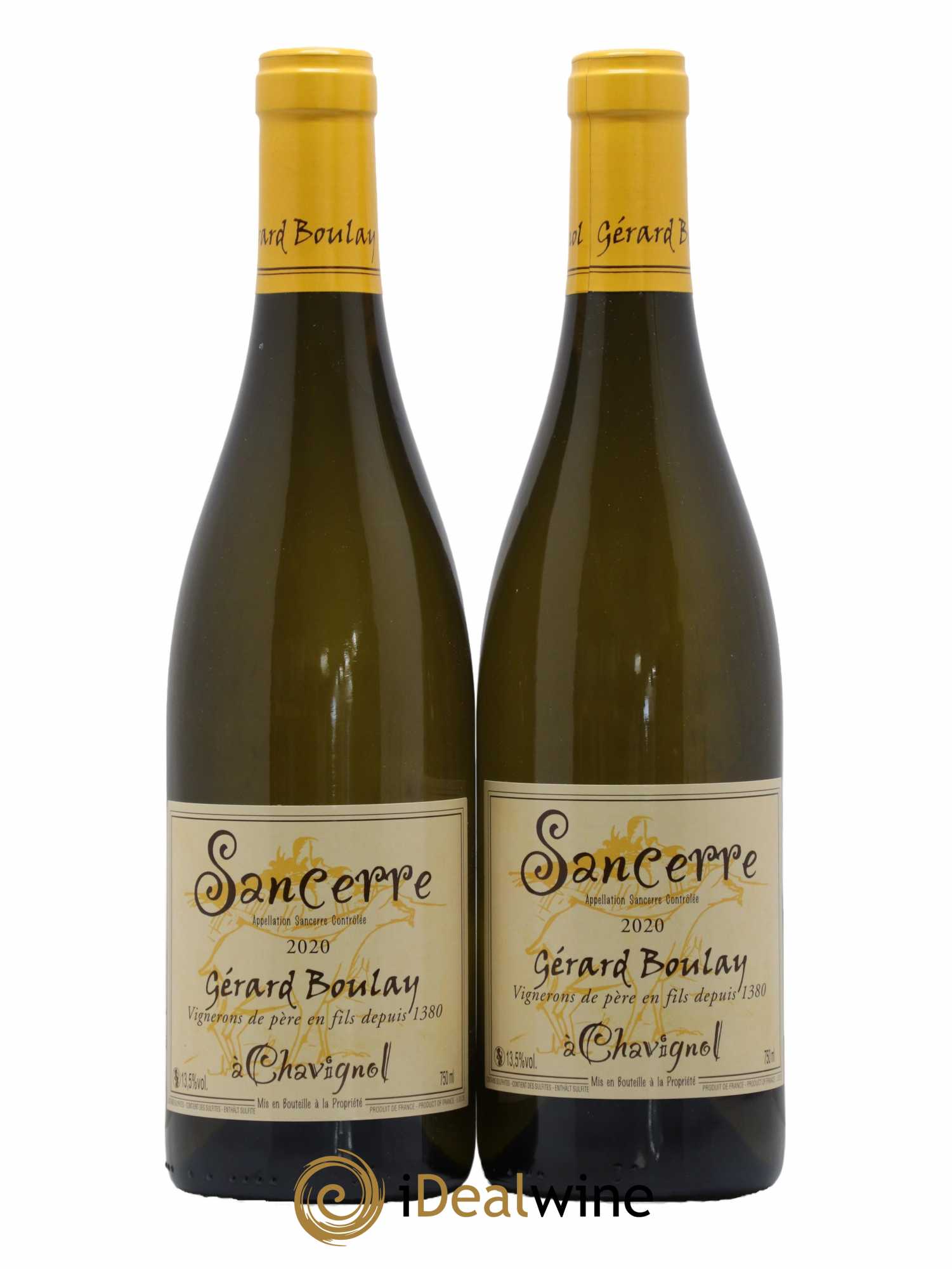Sancerre Gérard Boulay 2020 - Lot de 2 bouteilles - 0