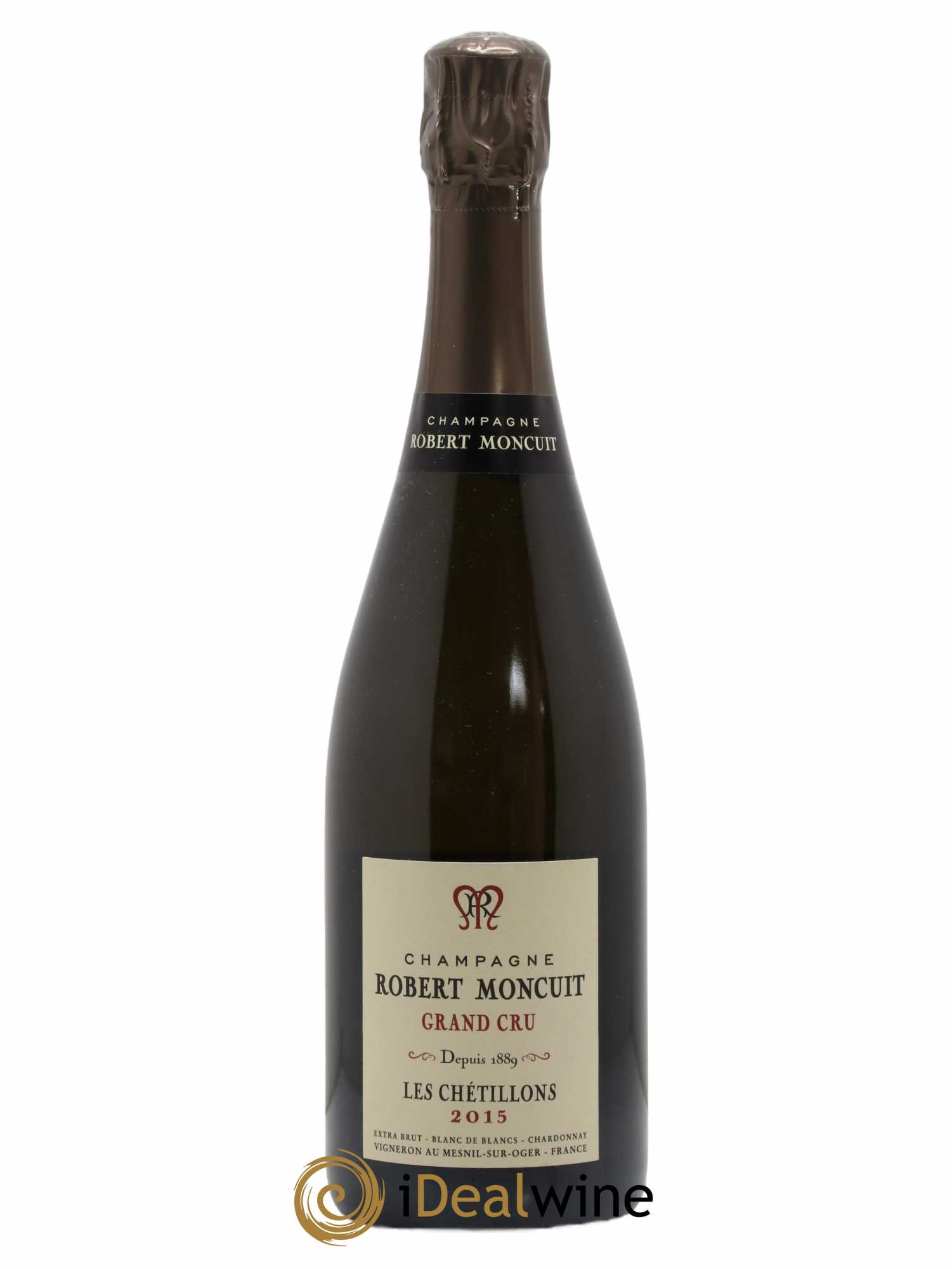 Chétillons Blanc de Blancs Grand Cru Extra-Brut Robert Moncuit 2015 - Lot de 1 bouteille - 0