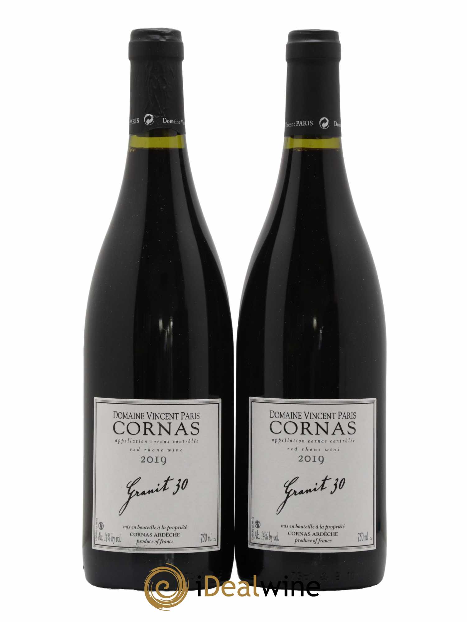 Cornas Granit 30 Vincent Paris 2019 - Lot de 2 bouteilles - 0