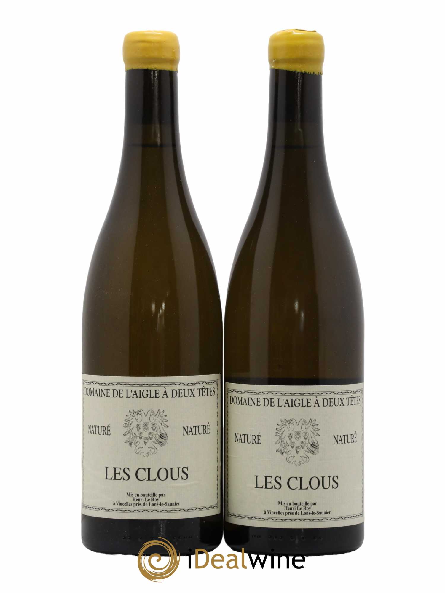 Côtes du Jura Nature Les Clous Domaine De L'Aigle À Deux Têtes 2019 - Lot de 2 bouteilles - 0