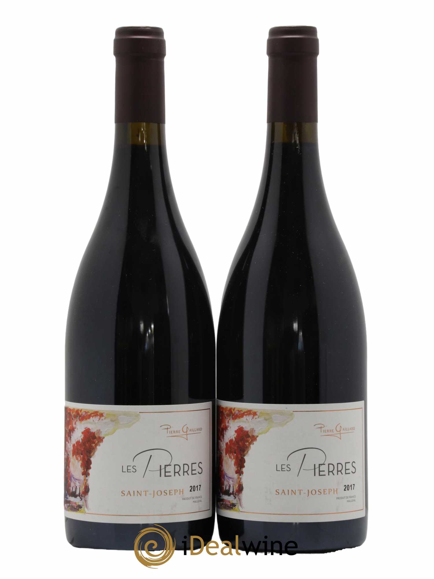 Saint-Joseph Les Pierres Pierre Gaillard 2017 - Lot de 2 bouteilles - 0