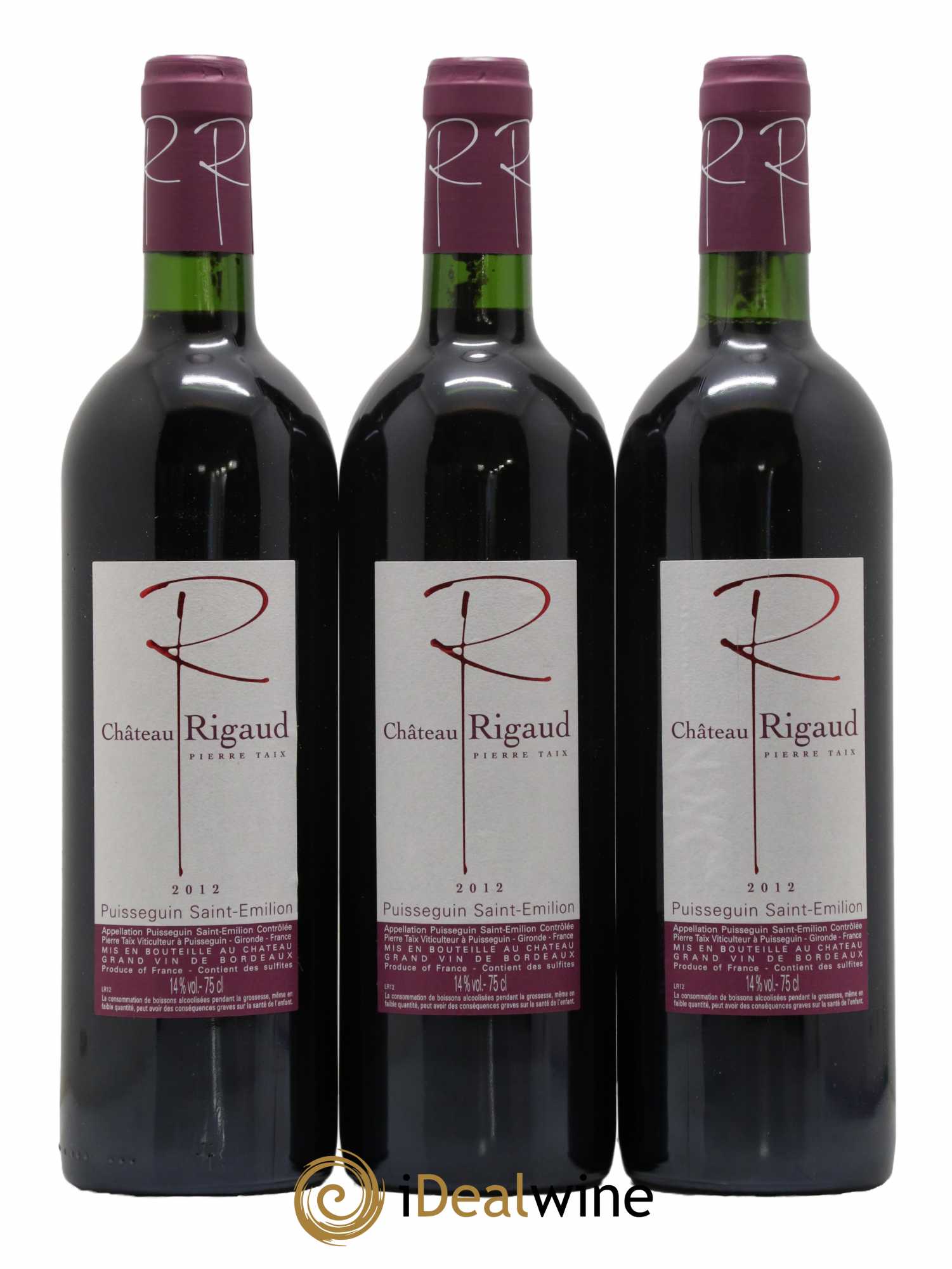 Puisseguin Saint-Émilion 2012 - Lot de 6 bouteilles - 1