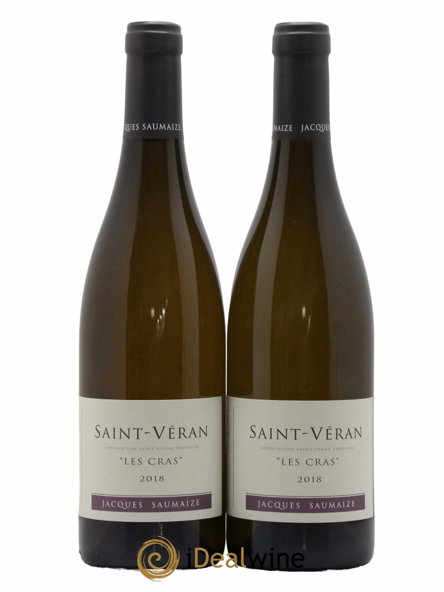 Saint-Véran Les Cras Jacques Saumaize 2018 - Lot de 2 bouteilles - 0