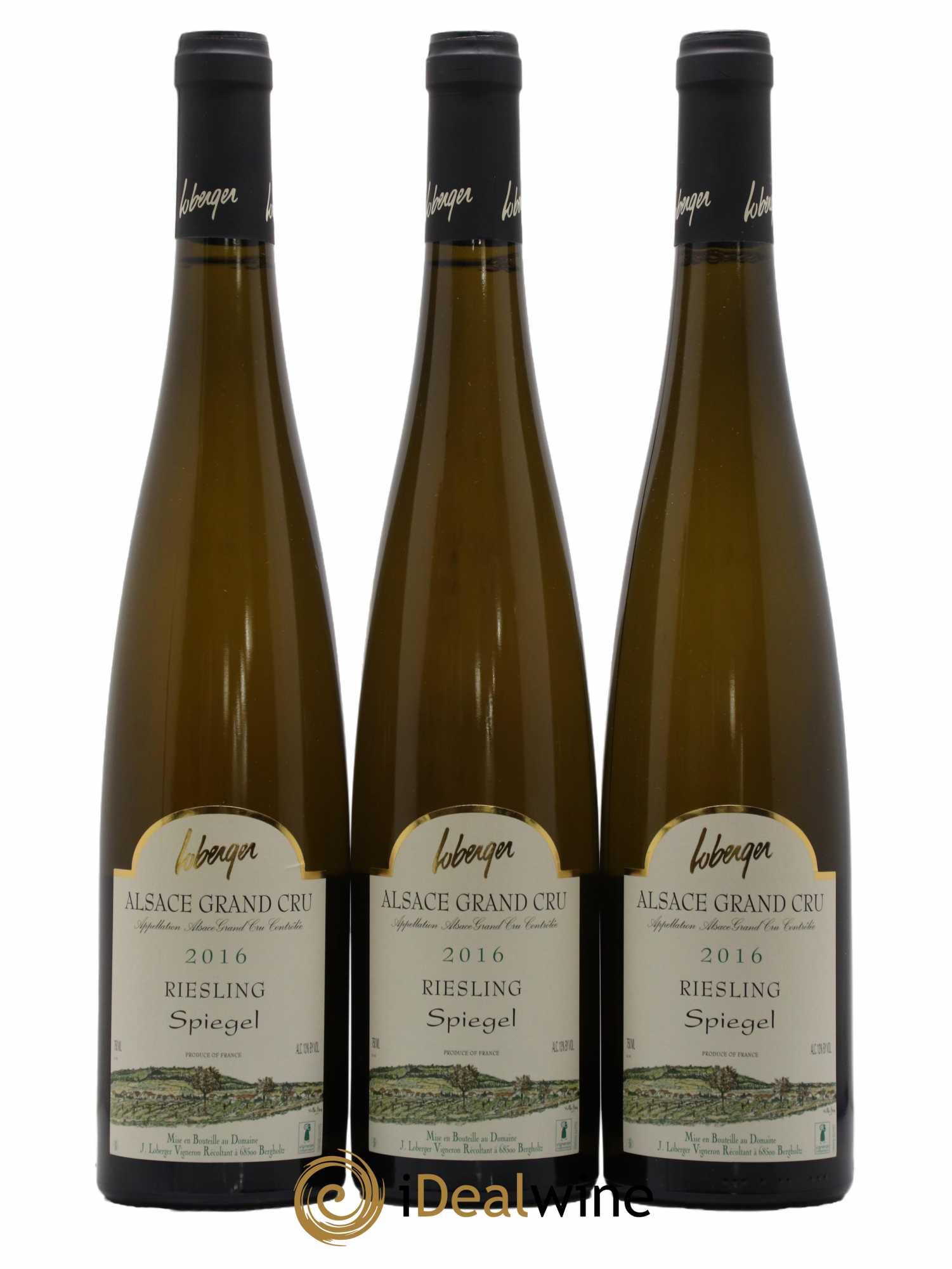 Alsace Riesling Grand Cru Spiegel Loberger 2016 - Lot de 6 bouteilles - 2