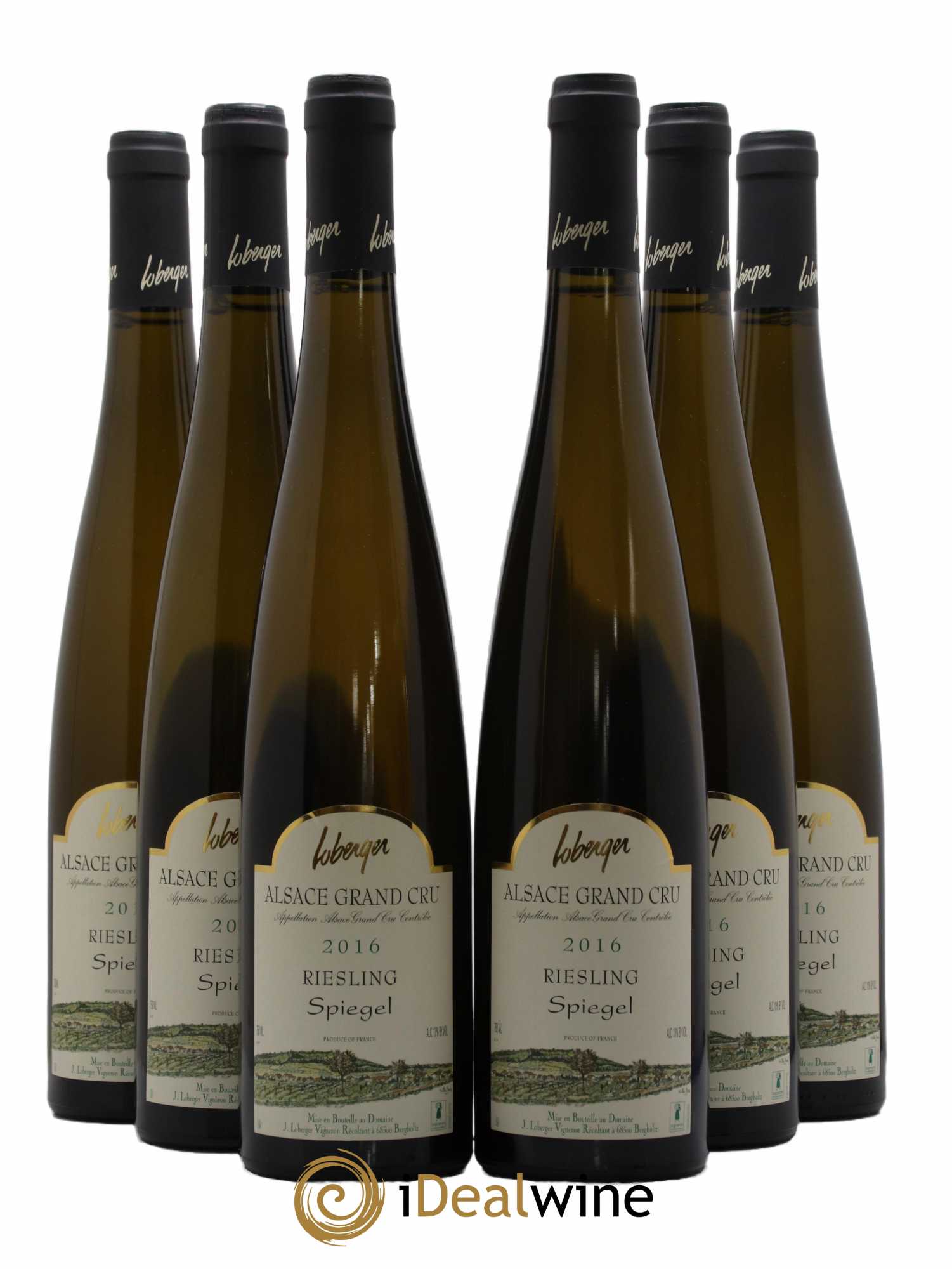 Alsace Riesling Grand Cru Spiegel Loberger 2016 - Lot de 6 bouteilles - 0