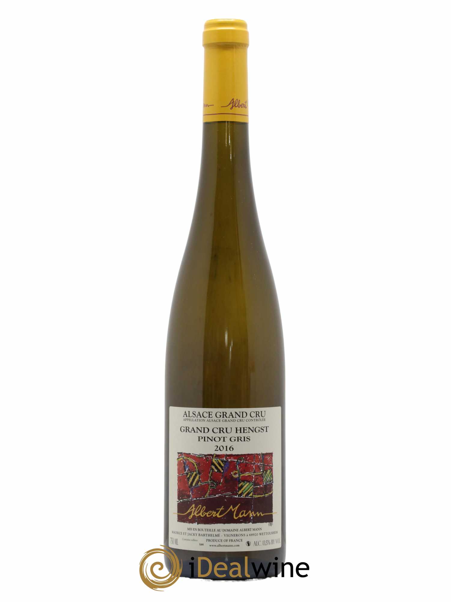Alsace Pinot Gris Grand Cru Hengst Albert Mann 2016 - Lot de 1 bouteille - 0