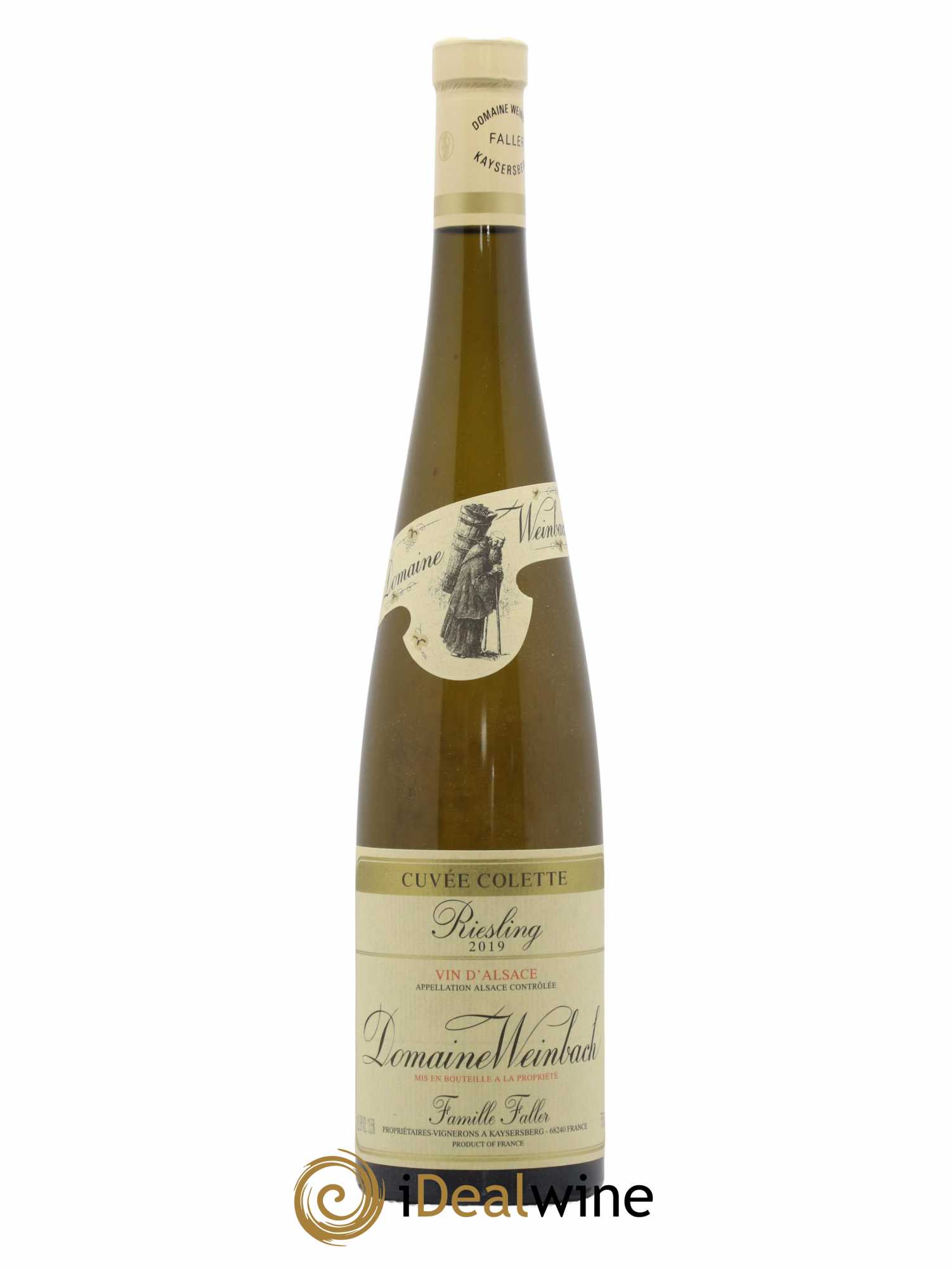 Alsace Riesling Cuvée Colette Weinbach (Domaine) 2019 - Lot de 1 bouteille - 0