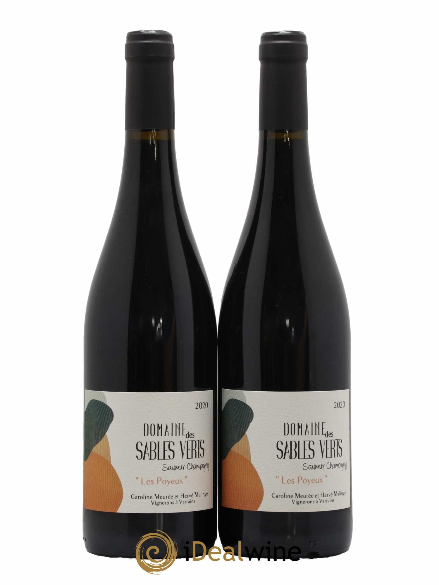 Saumur-Champigny Les Poyeux Domaine Des Sables Verts 2020 - Lot de 2 bouteilles - 0