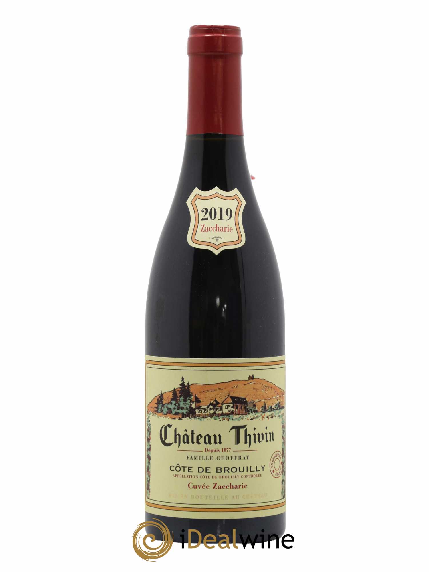 Côte de Brouilly Cuvée Zaccharie Château Thivin 2019 - Lot de 1 bouteille - 0