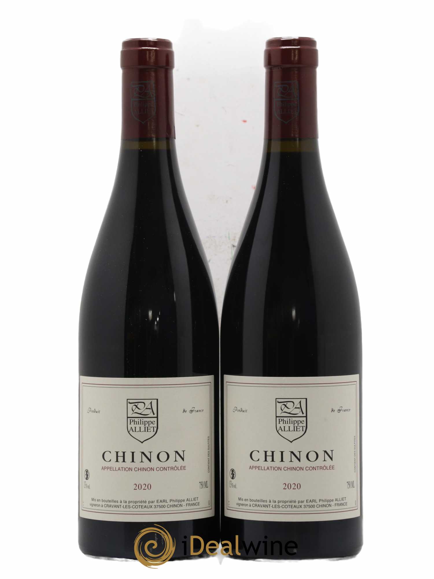 Chinon Philippe Alliet 2020 - Lot de 2 bouteilles - 0