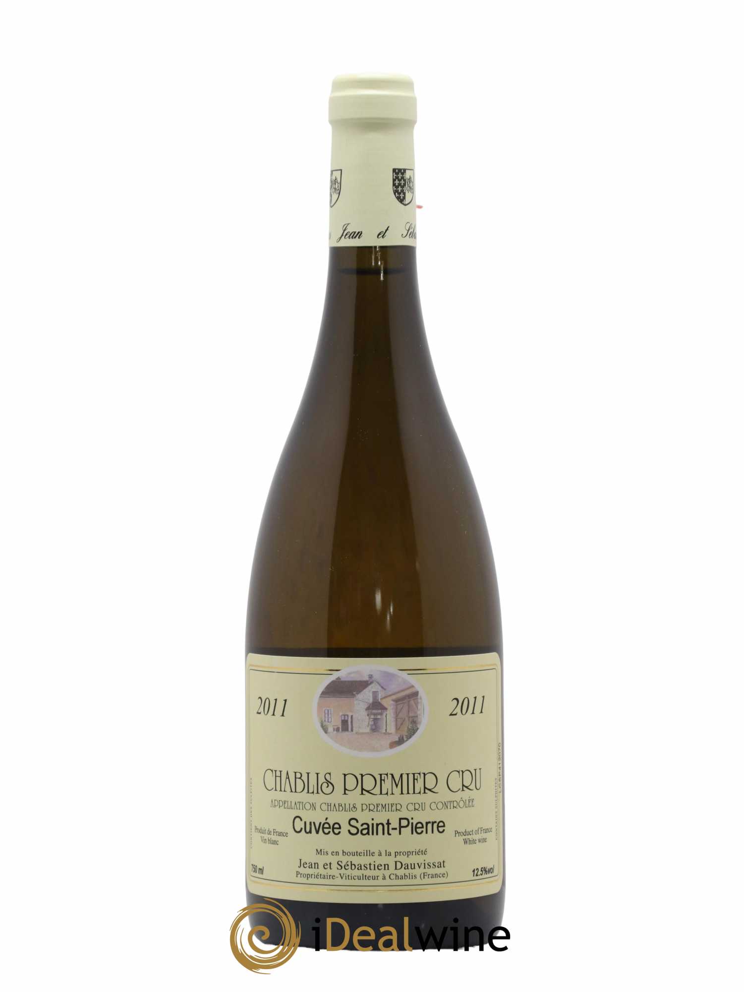 Chablis 1er Cru Cuvee Saint Pierre Jean Et Sebastien Dauvissat 2011 - Lot de 1 bouteille - 0