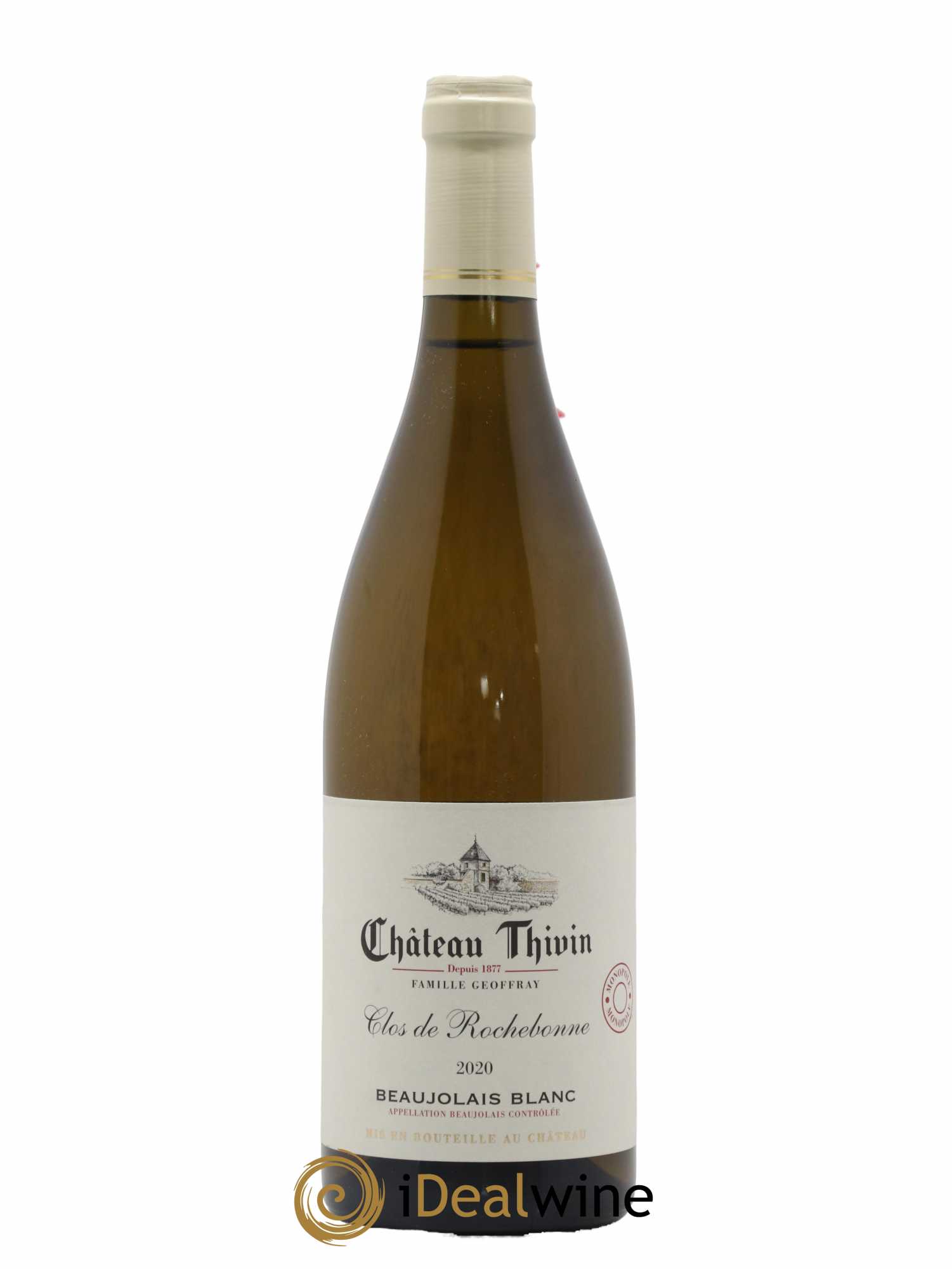 Beaujolais Clos de Rochebonne Château Thivin 2020 - Lot de 1 bouteille - 0
