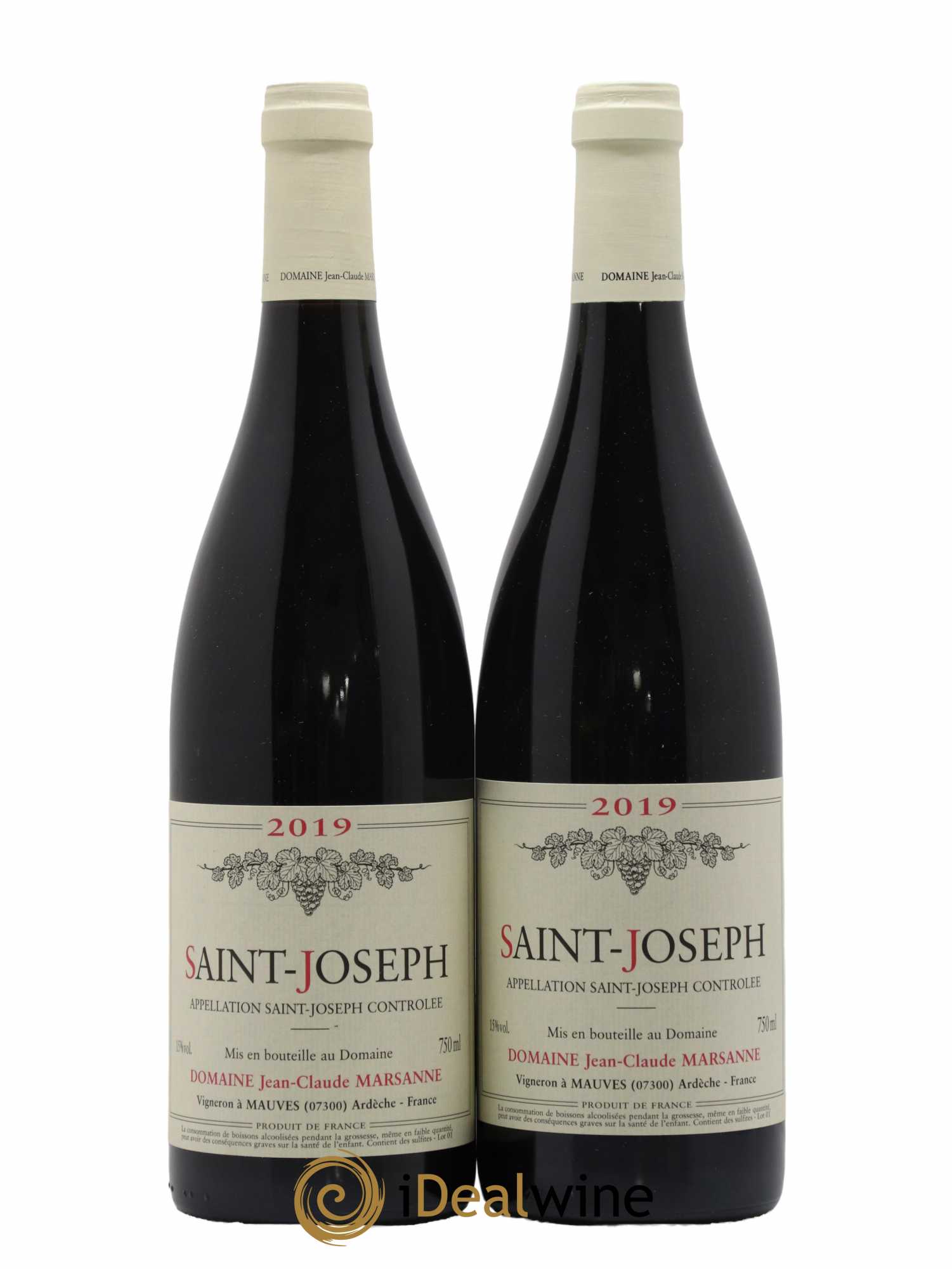 Saint-Joseph Jean-Claude Marsanne (Domaine) 2019 - Lot de 2 bouteilles - 0