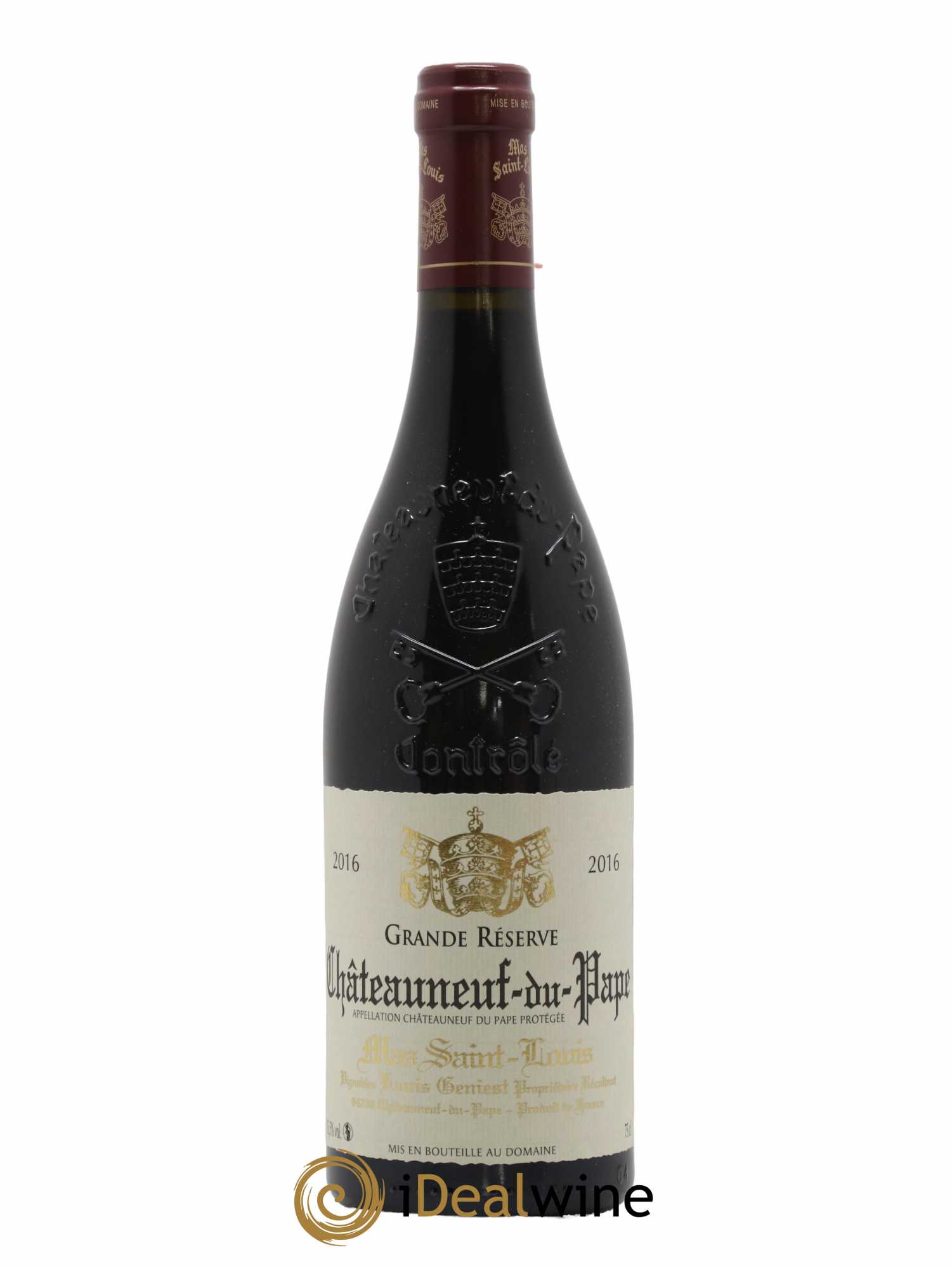 Châteauneuf-du-Pape Mas Saint Louis Grande Reserve 2016 - Lot de 1 bouteille - 0
