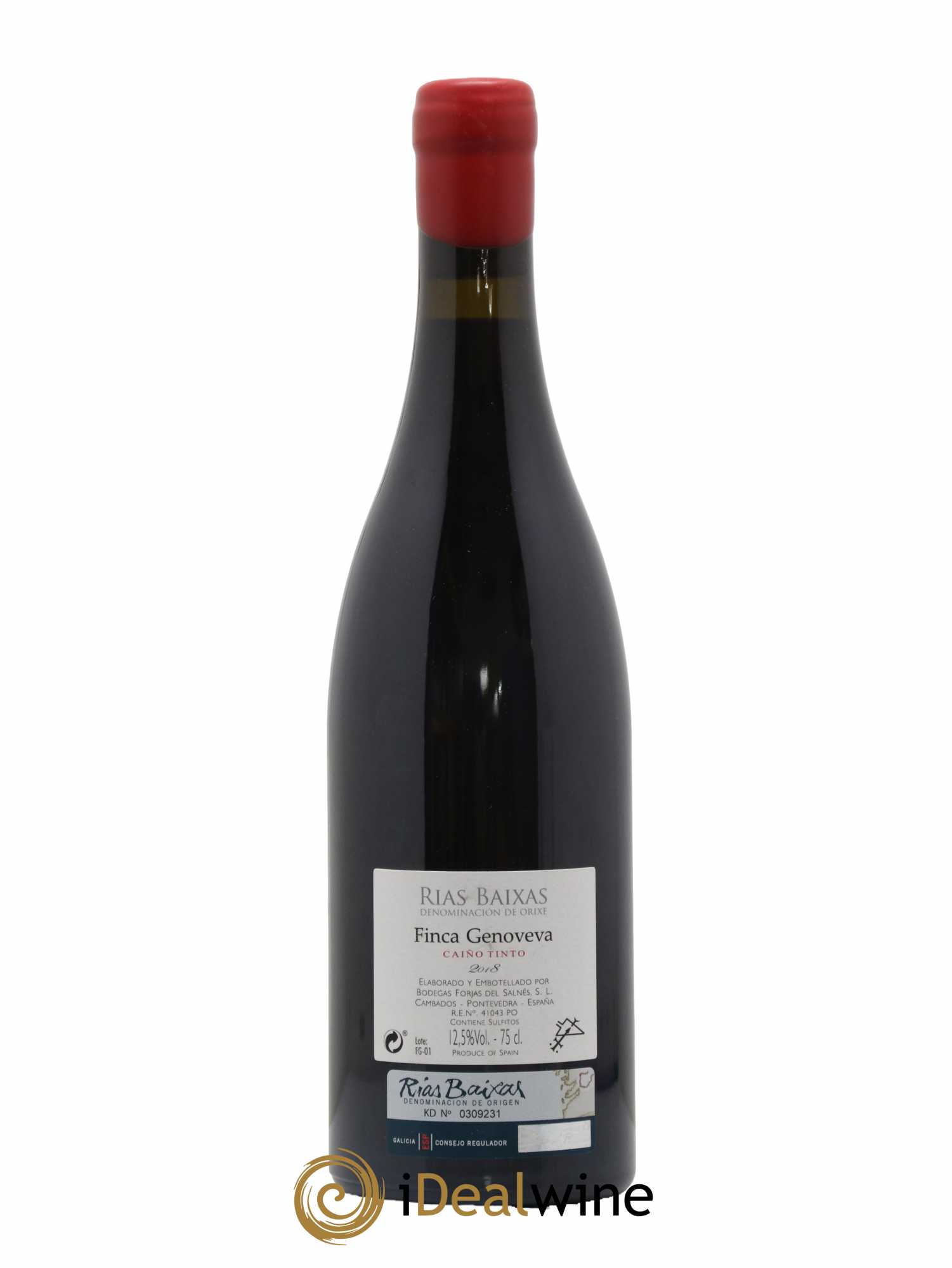 Espagne Forjas del Salnés Rias Baixas Finca Genoveva Caino 2018 - Lot de 1 bouteille - 1