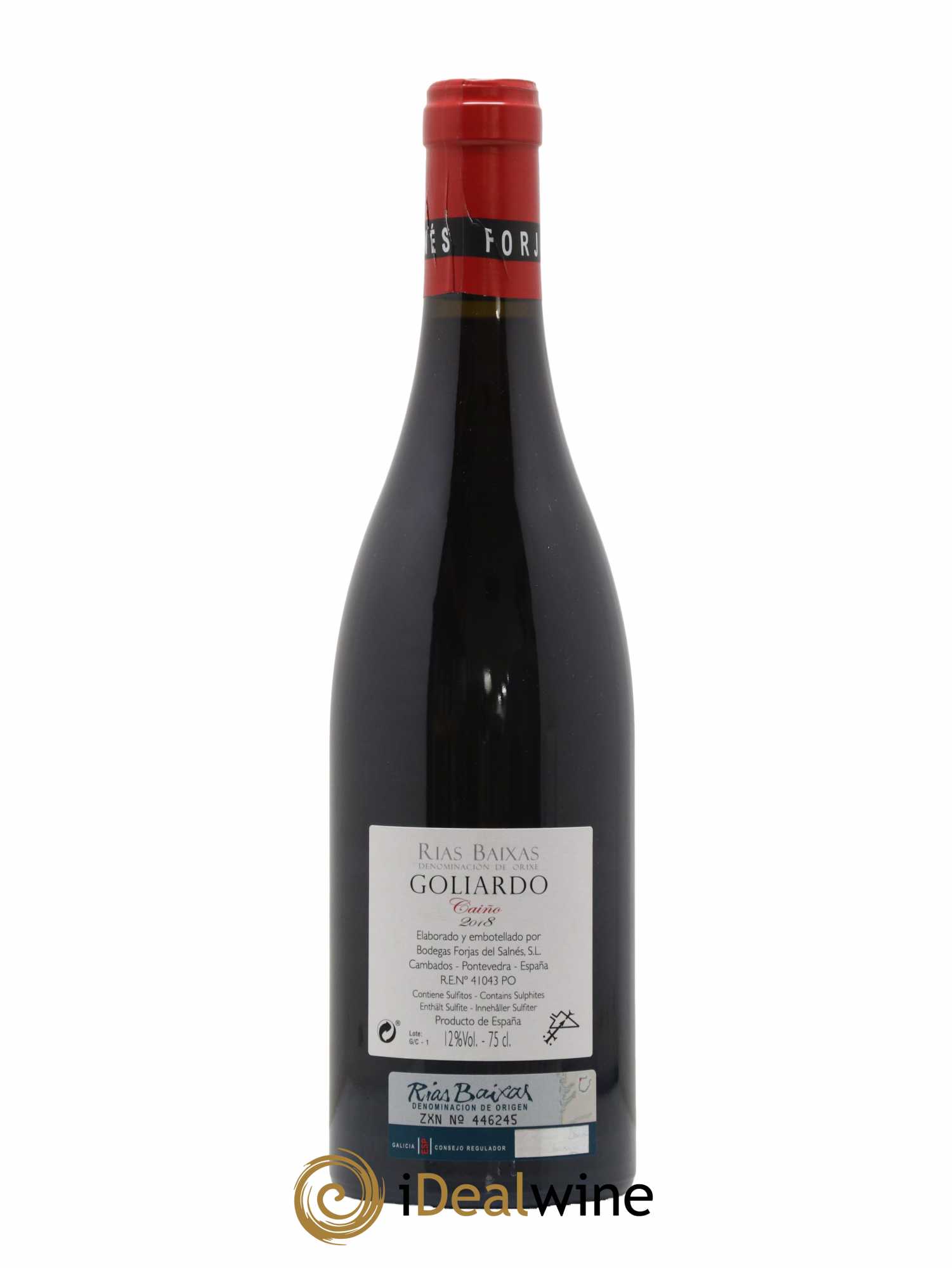Espagne Forjas del Salnés Rias Baixas Goliardo Caino 2018 - Lot de 1 bouteille - 1