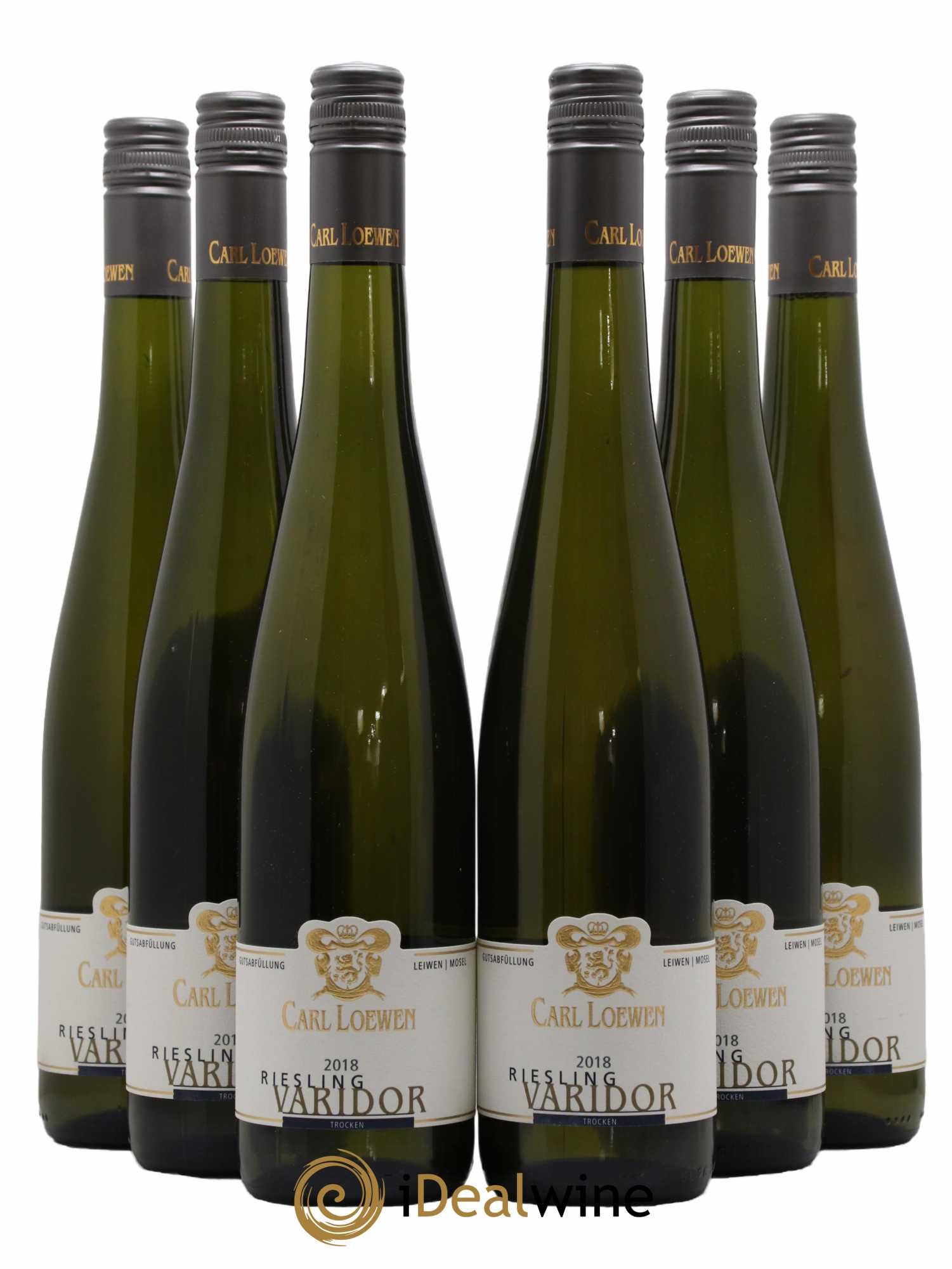 Allemagne Mosel-Saar Trocken Carl Loewen Varidor 2018 - Lot de 6 bouteilles - 0
