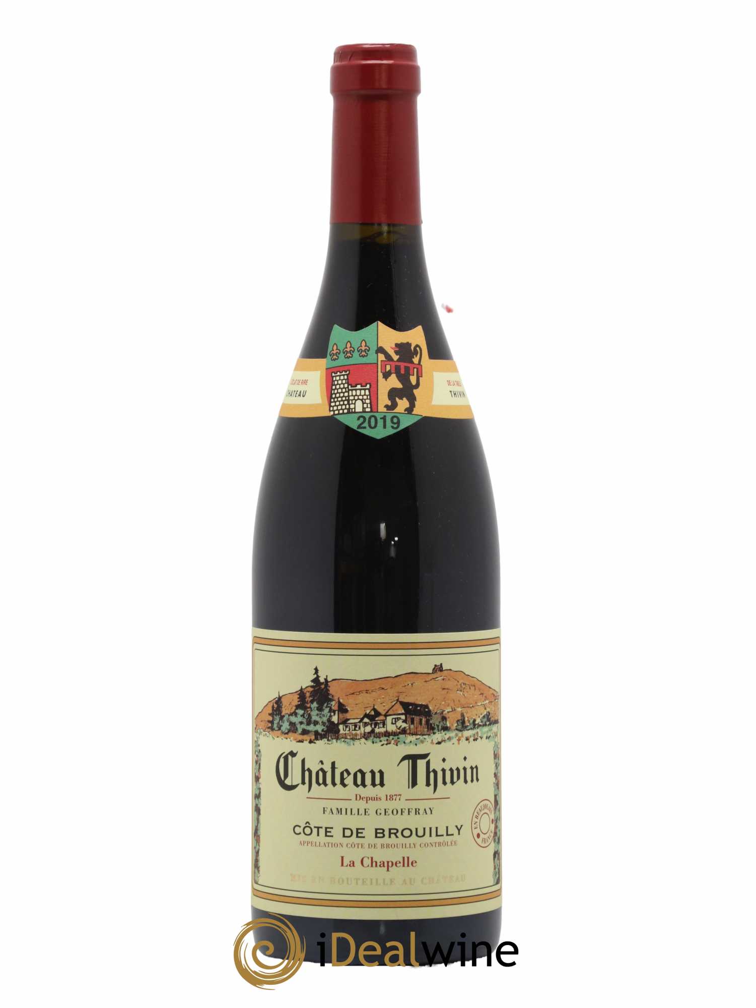Côte de Brouilly Cuvée La Chapelle Château Thivin 2019 - Lot de 1 bouteille - 0