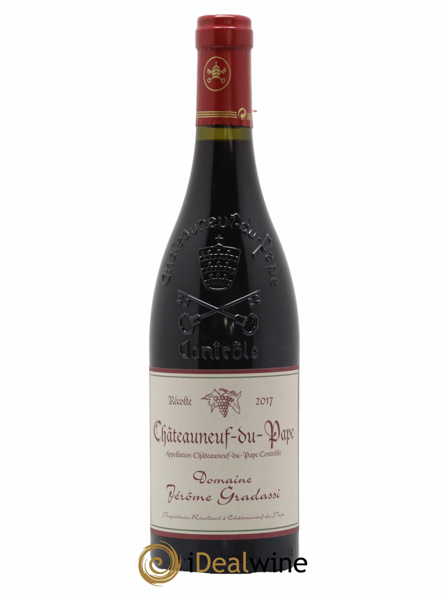 Châteauneuf-du-Pape Jérôme Gradassi 2017 - Lot de 1 bouteille - 0