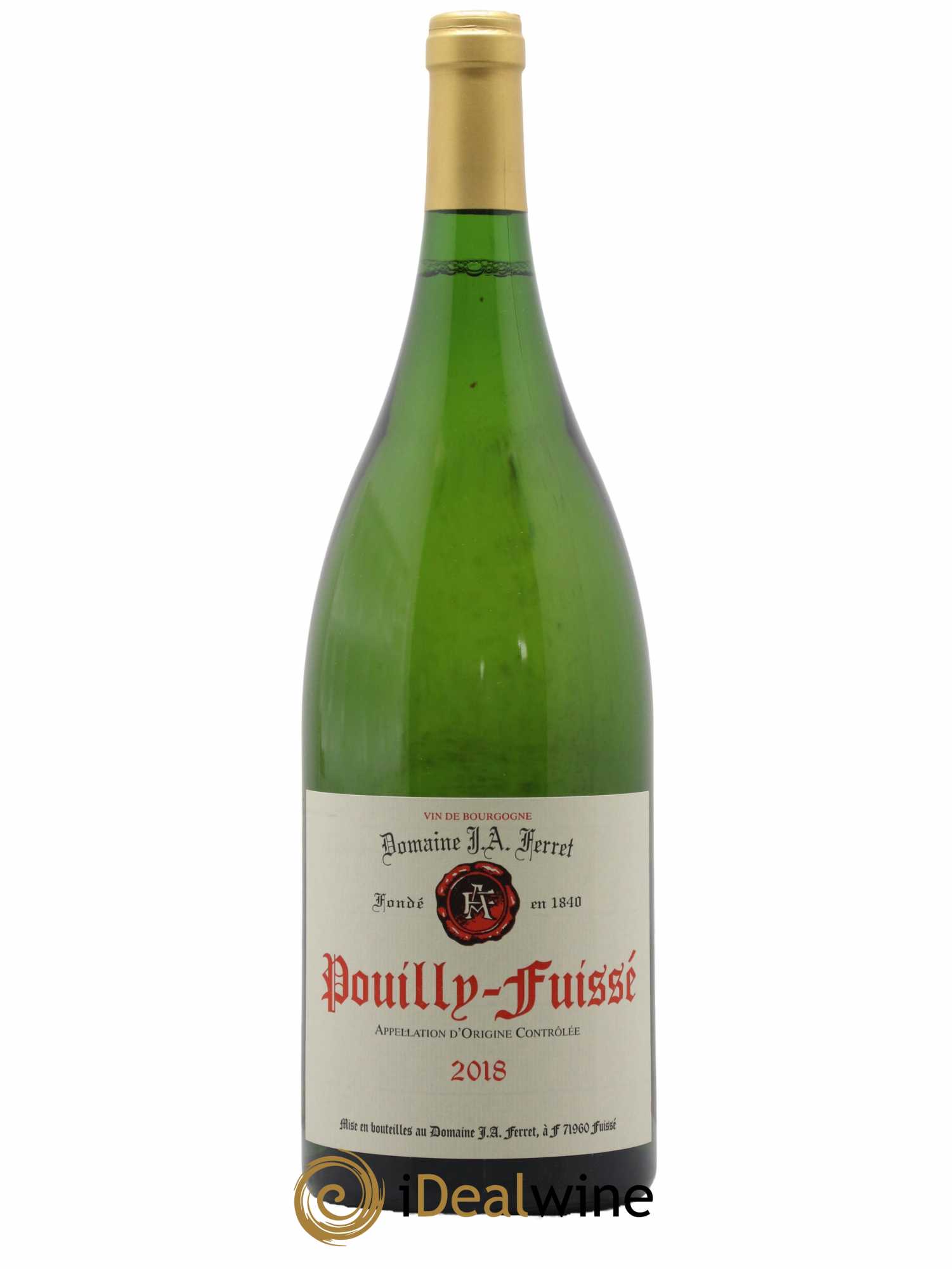 Pouilly-Fuissé J.A. Ferret (Domaine) 2018 - Lot de 1 magnum - 0