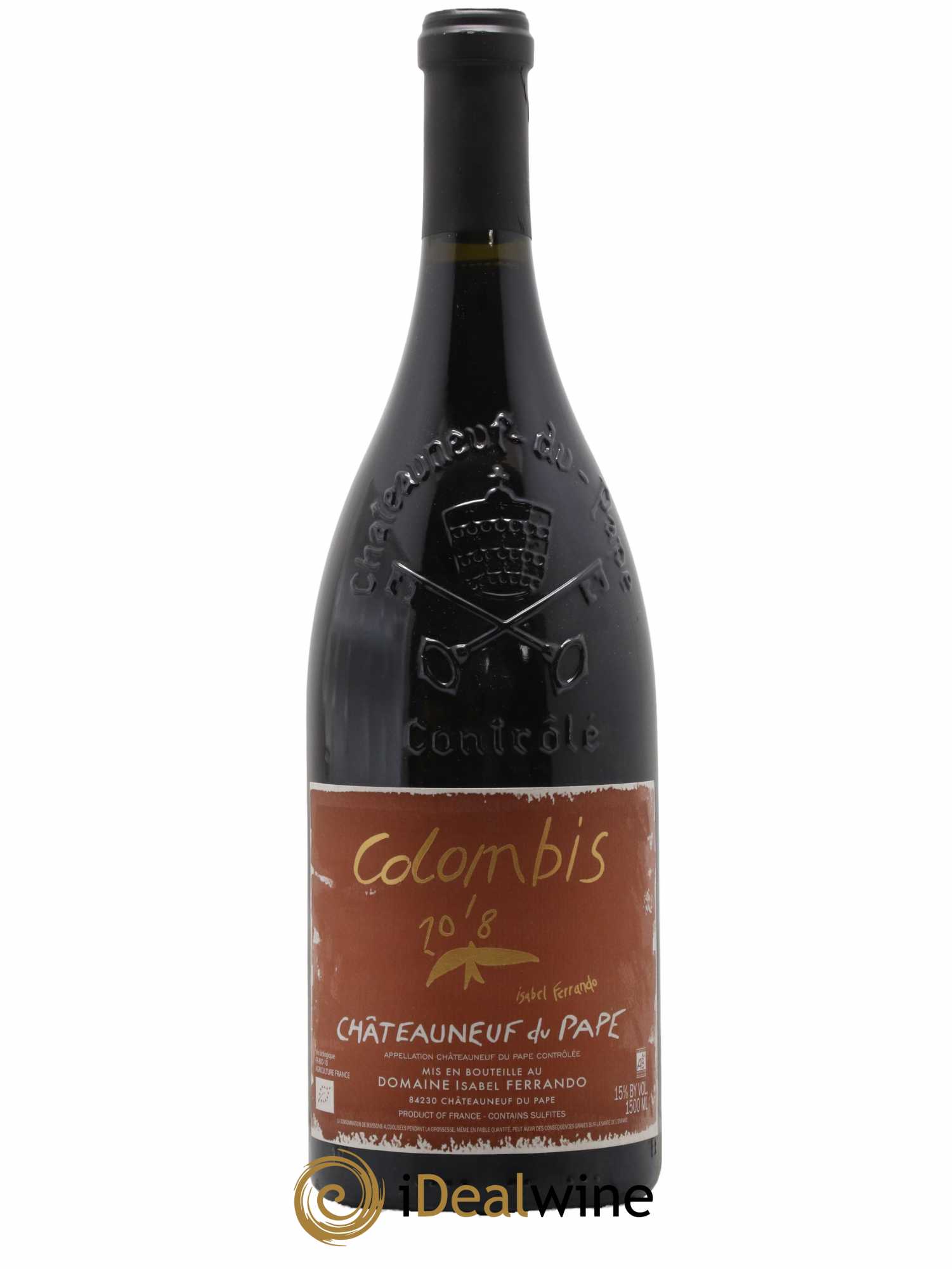 Châteauneuf-du-Pape Colombis Domaine Saint-Préfert 2018 - Lot de 1 magnum - 0