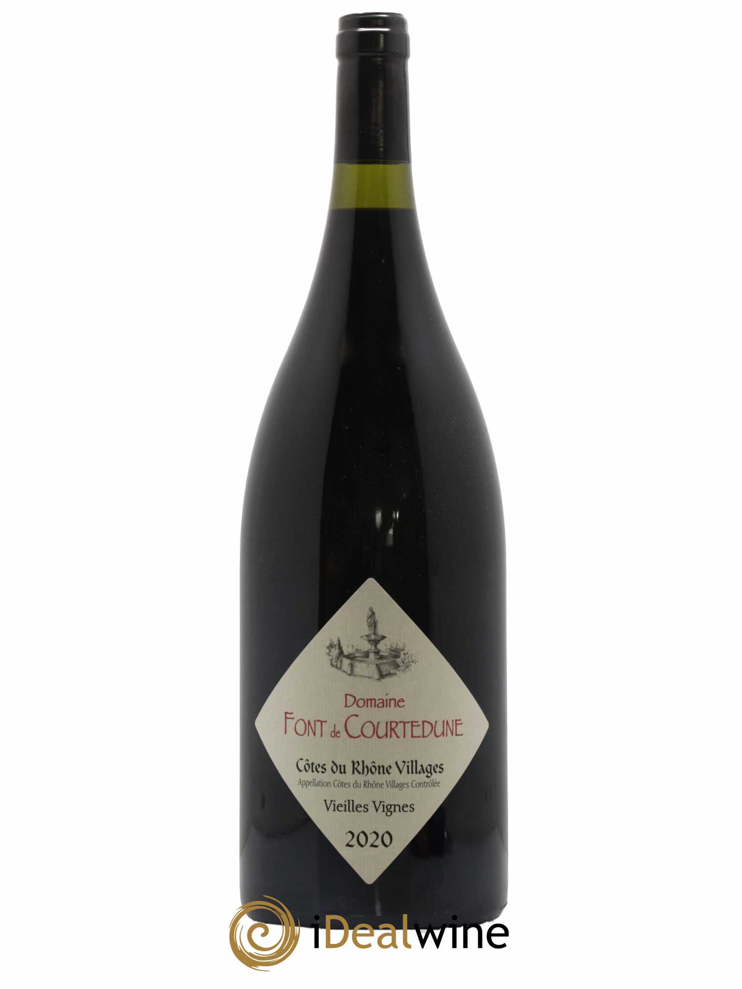 Côtes-du-Rhône Villages Vieilles Vignes Font de Courtedune 2020 - Lot de 1 magnum - 0