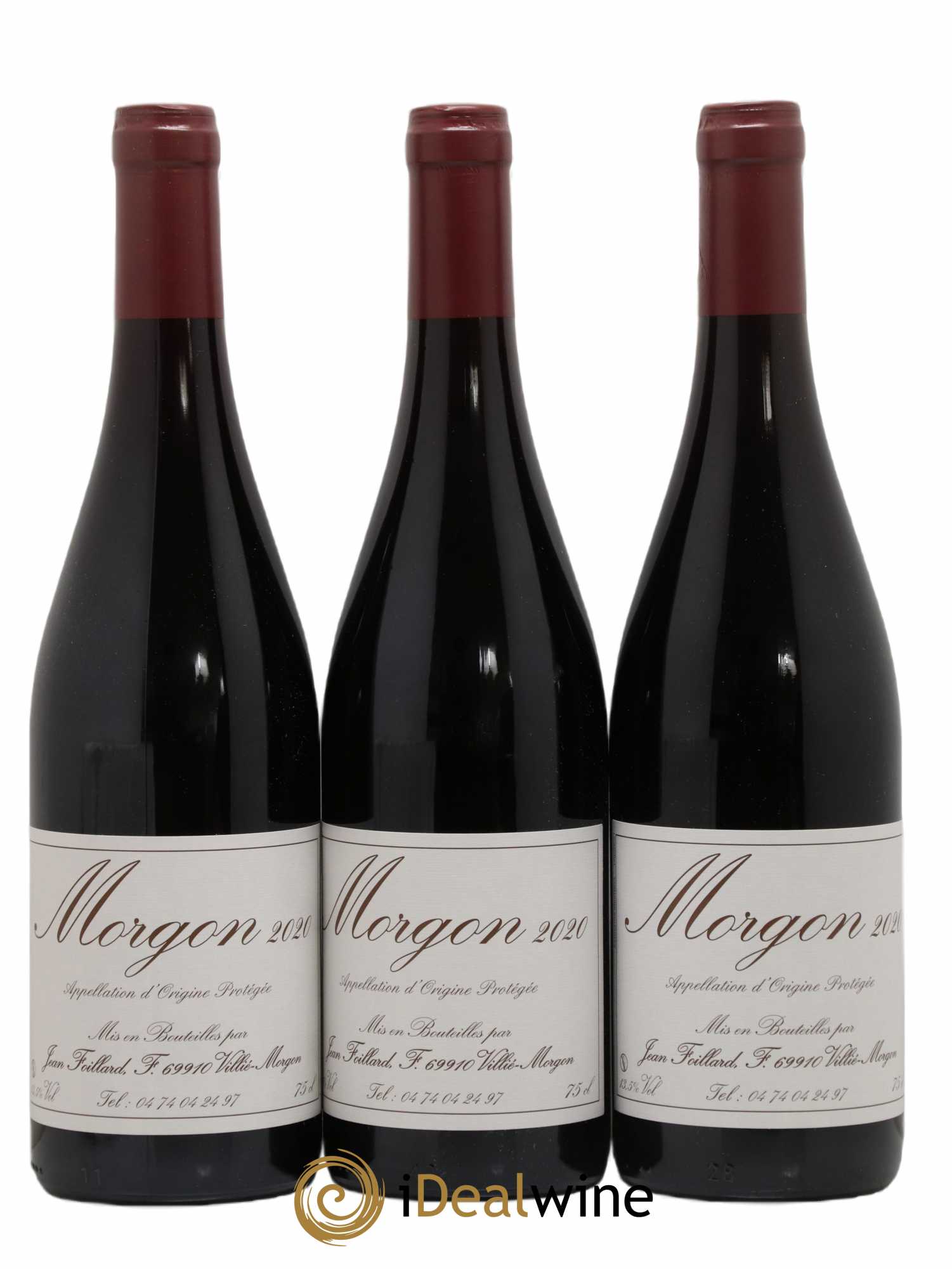 Morgon Jean Foillard 2020 - Lot de 3 bouteilles - 0