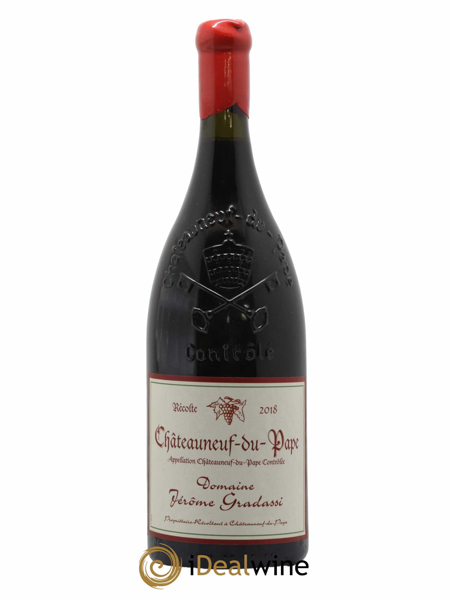 Châteauneuf-du-Pape Jérôme Gradassi 2018 - Lot de 1 magnum - 0