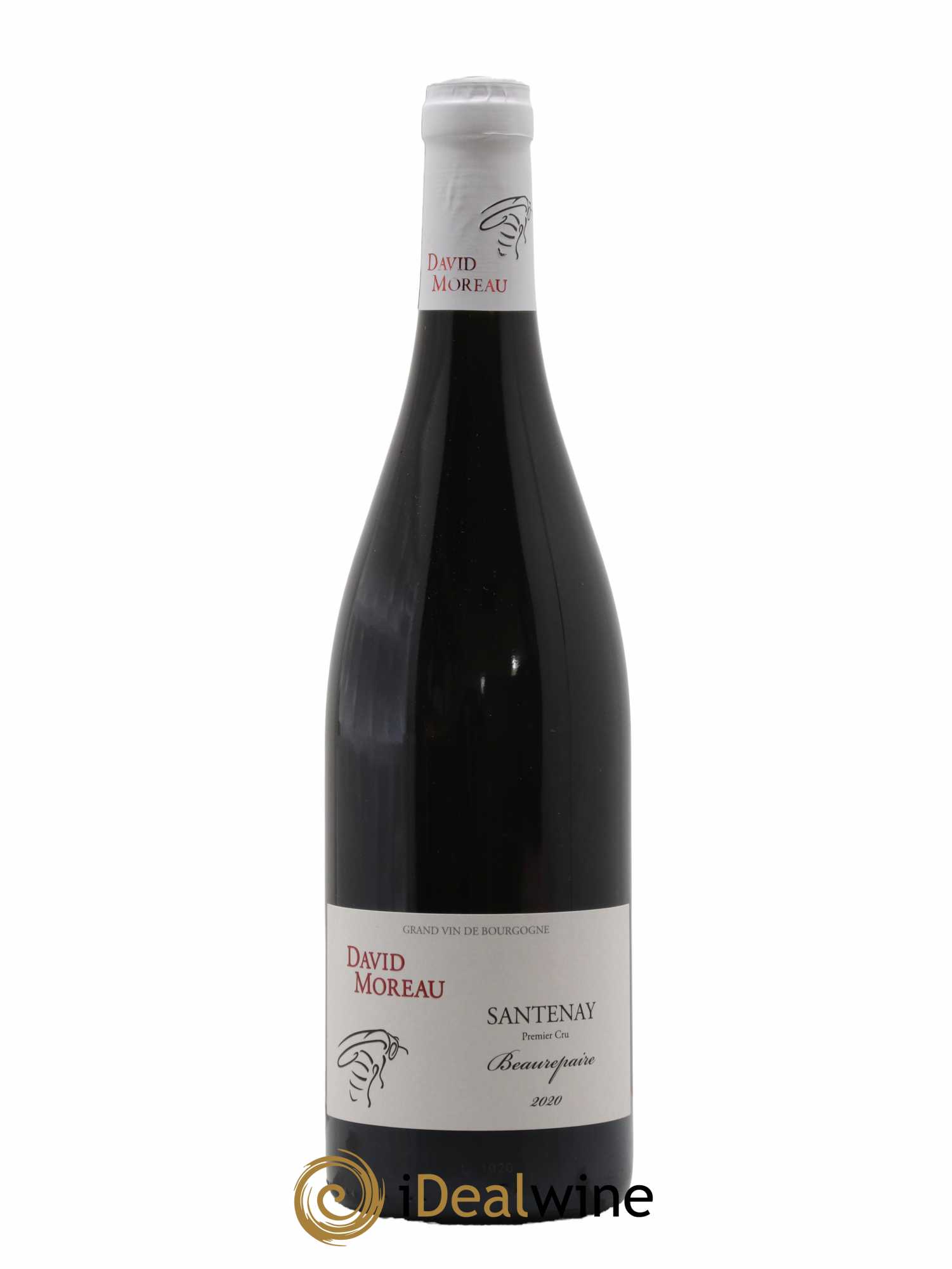 Santenay 1er Cru Beaurepaire David Moreau 2020 - Lot de 1 bouteille - 0
