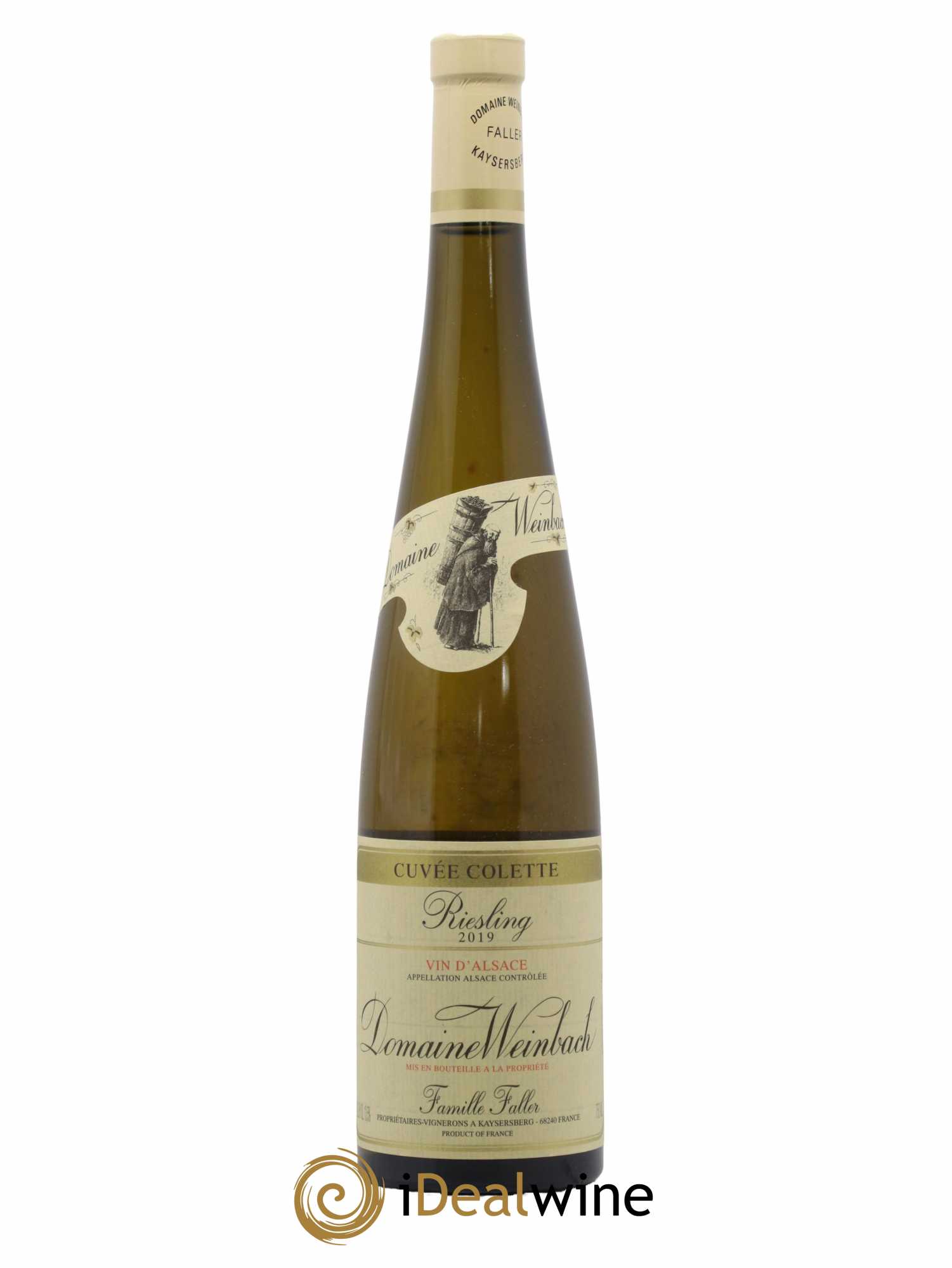 Alsace Riesling Cuvée Colette Weinbach (Domaine) 2019 - Lot of 1 bottle - 0