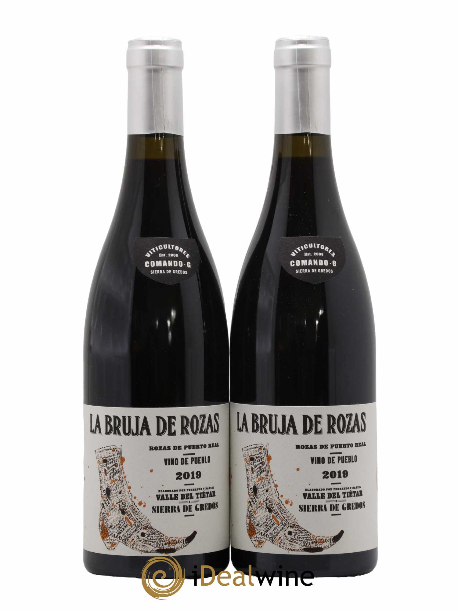 Vinos de Madrid DO Comando G La Bruja de Rozas 2019 - Lot de 2 bouteilles - 0