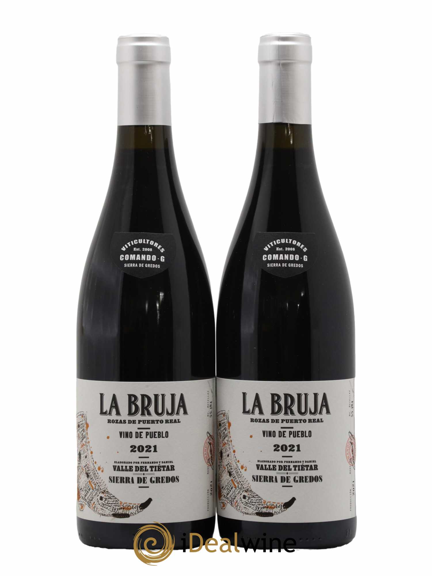 Vinos de Madrid DO Comando G La Bruja de Rozas 2021 - Lot de 2 bouteilles - 0