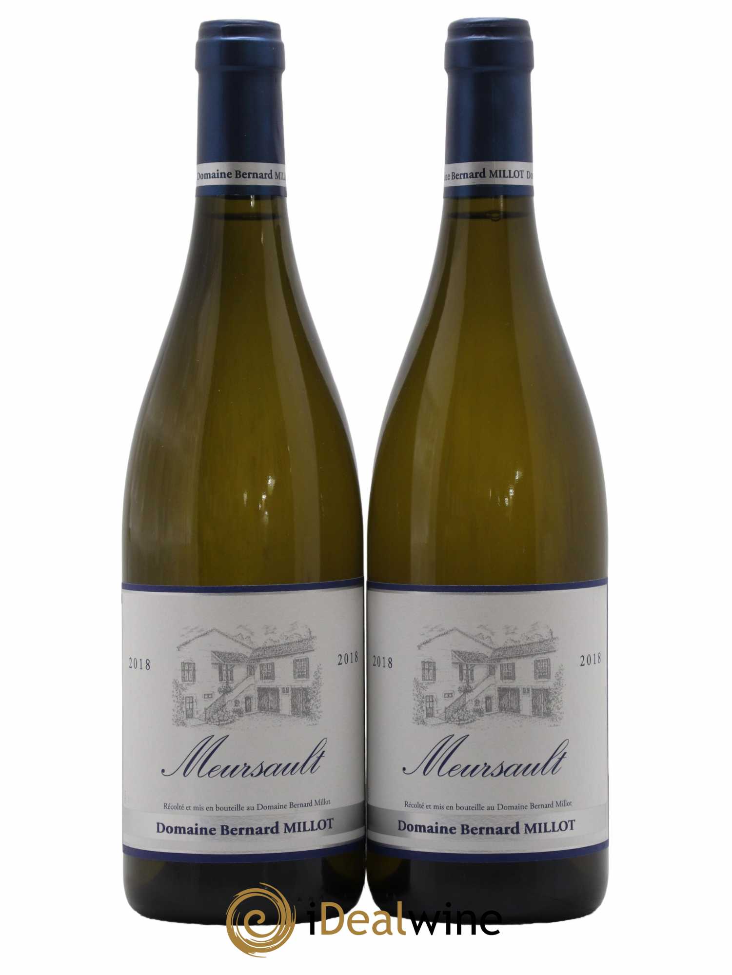 Meursault Bernard Millot 2018 - Lot de 2 bouteilles - 0