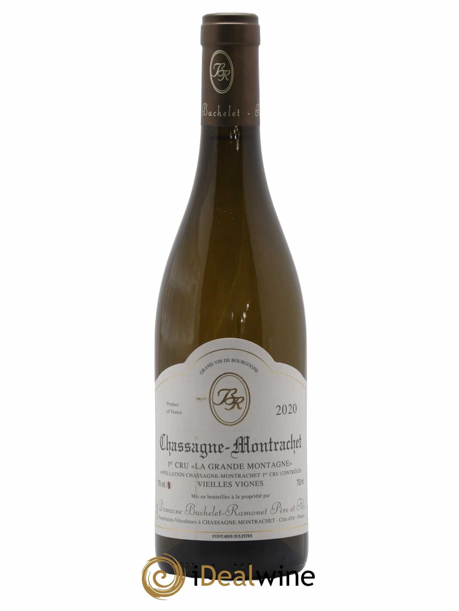 Chassagne-Montrachet 1er Cru La Grande Montagne Vieilles Vignes Domaine Bachelet Ramonet 2020 - Lot de 1 bouteille - 0
