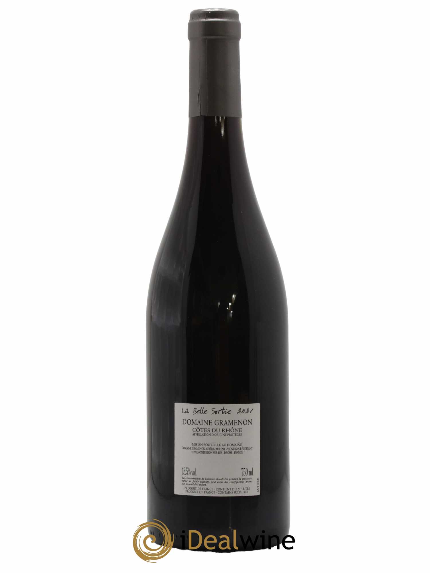 Côtes-du-Rhône La Belle sortie Gramenon (Domaine) 2021 - Lot de 1 bouteille - 1