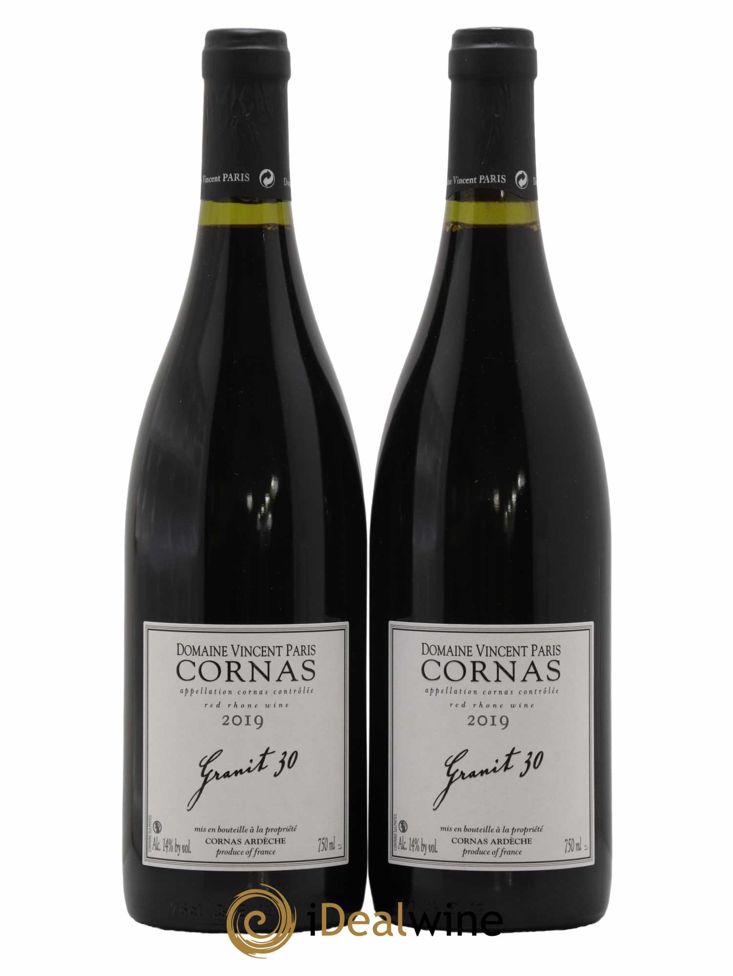 Cornas Granit 30 Vincent Paris 2019 - Lot de 2 bouteilles - 0