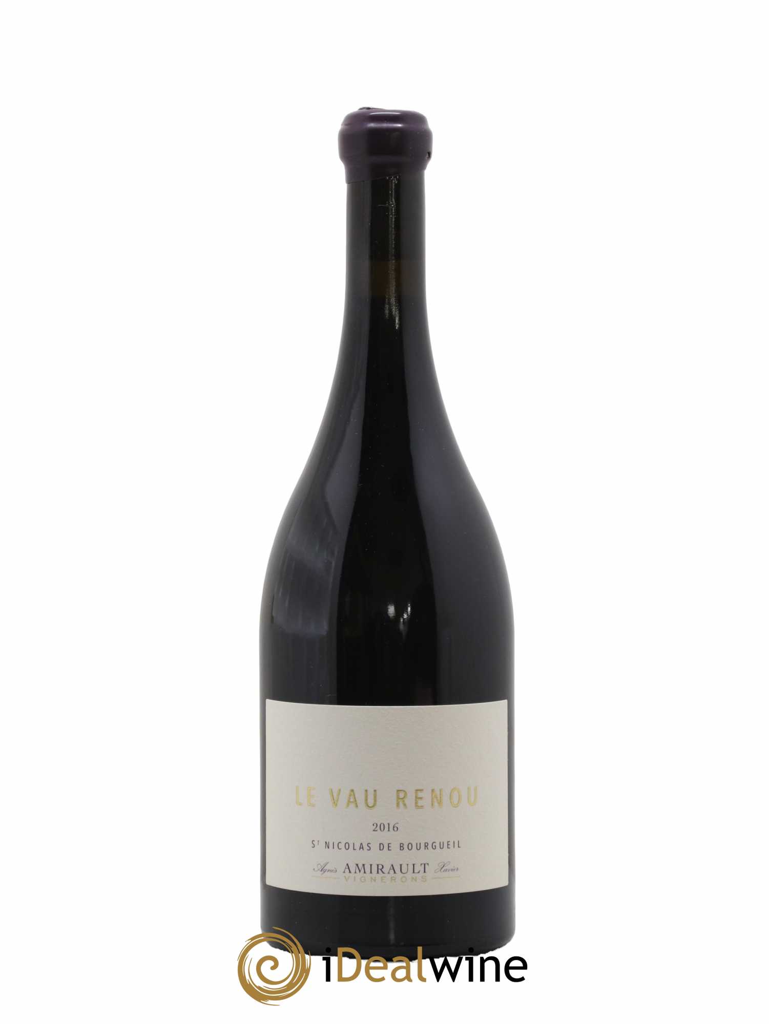 Saint-Nicolas de Bourgueil Le Vau Renou Agnès et Xavier Amirault 2016 - Lot de 1 bouteille - 0