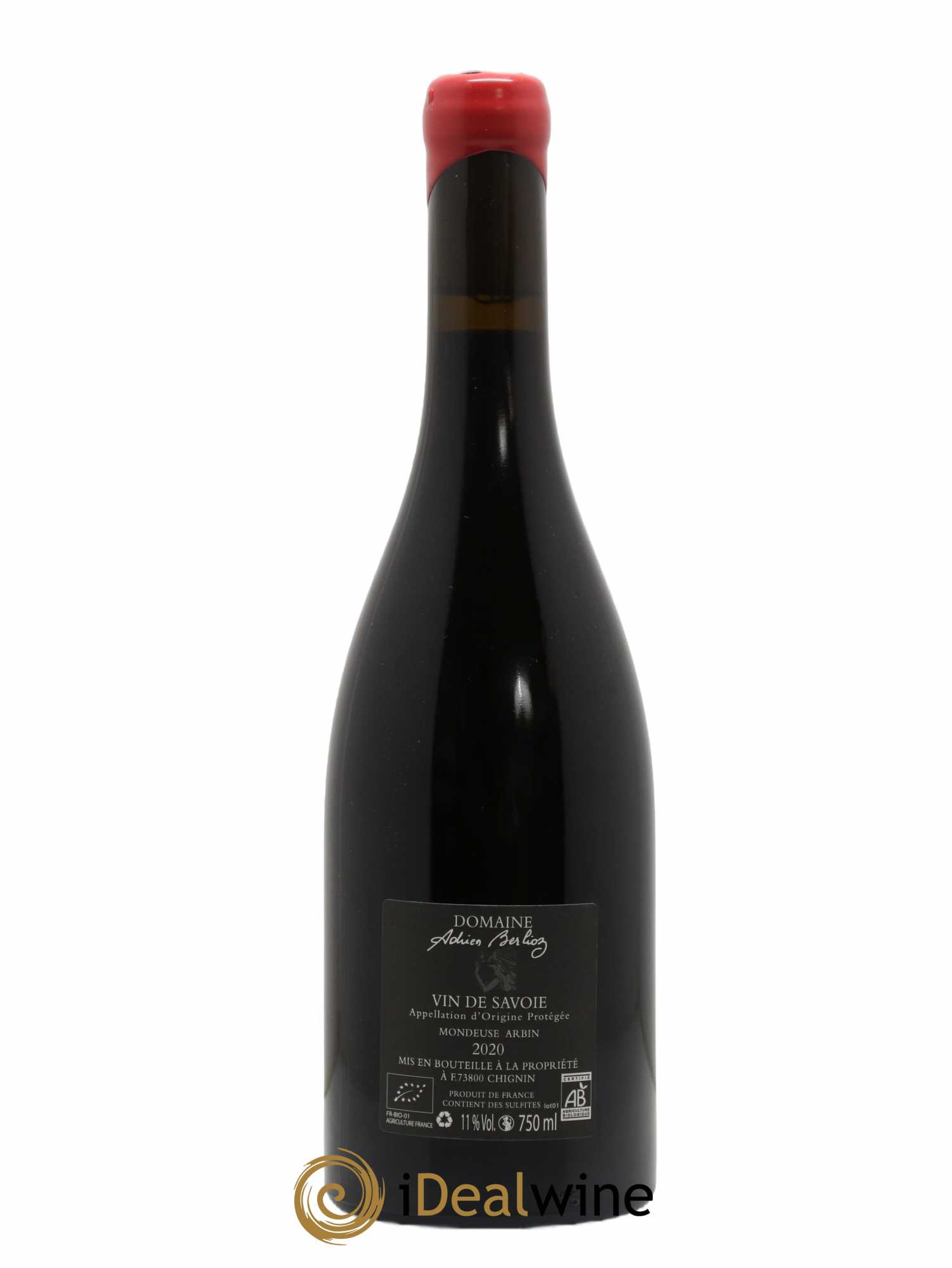 Vin de Savoie Mondeuse Marie-Clotillde Adrien Berlioz 2020 - Lot de 1 bouteille - 1