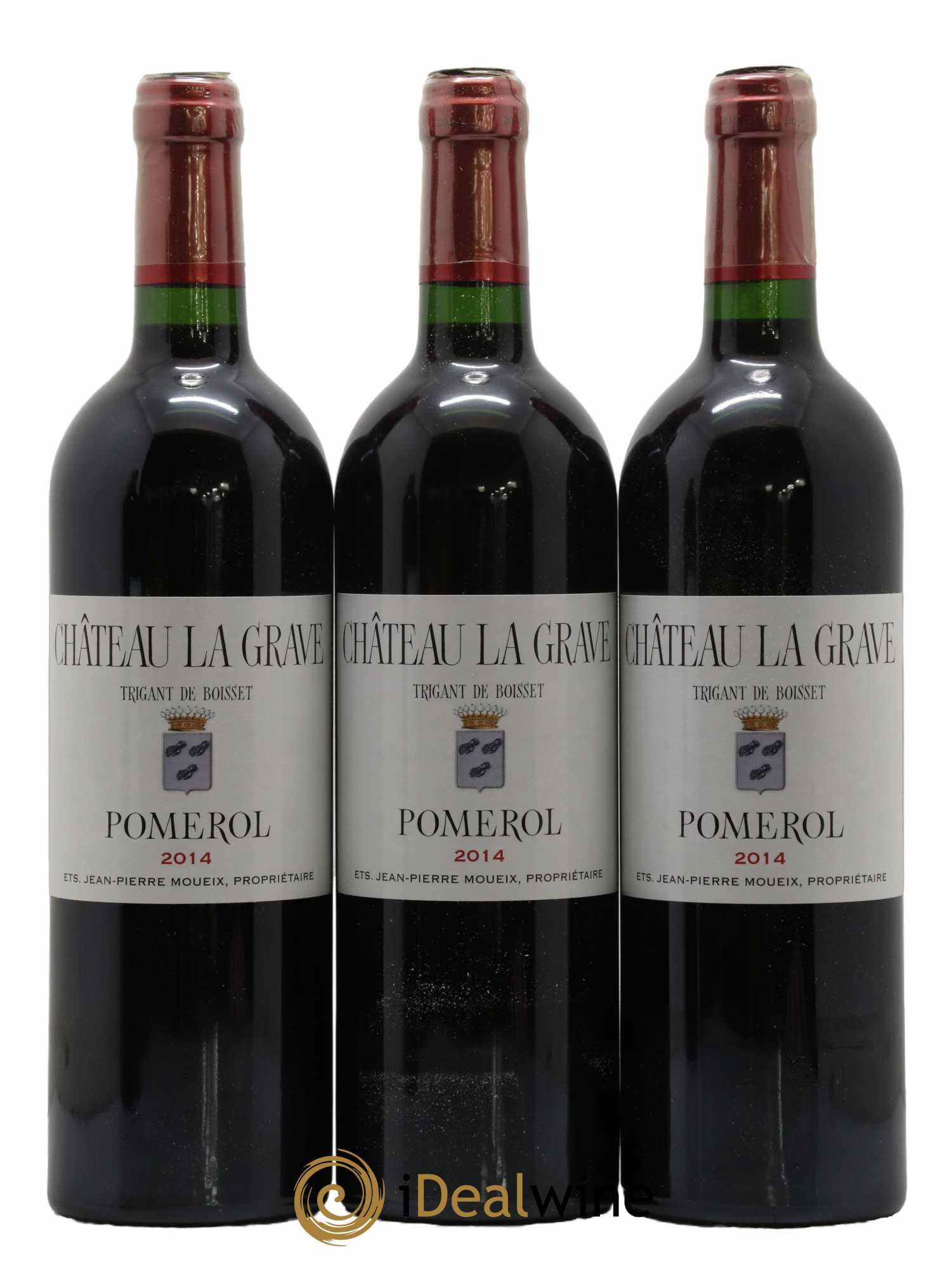 Château La Grave à Pomerol (Trigant de Boisset) 2014 - Lot de 12 bouteilles - 2