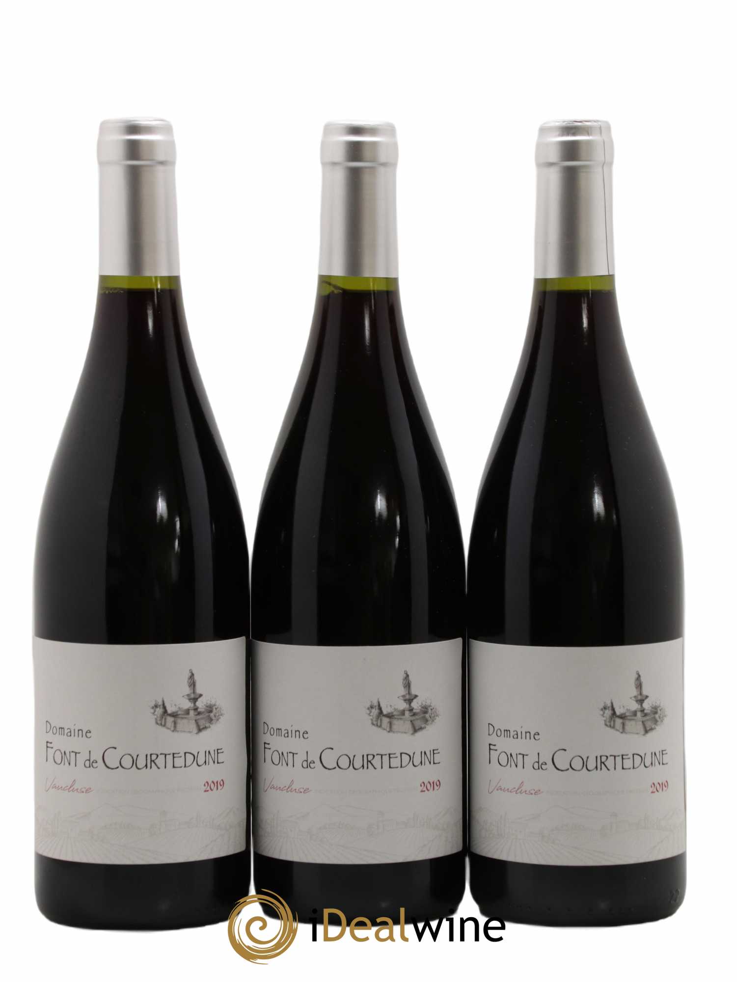 Vaucluse Domaine Font de Courtedune (sans prix de réserve) 2019 - Lot de 6 bouteilles - 1