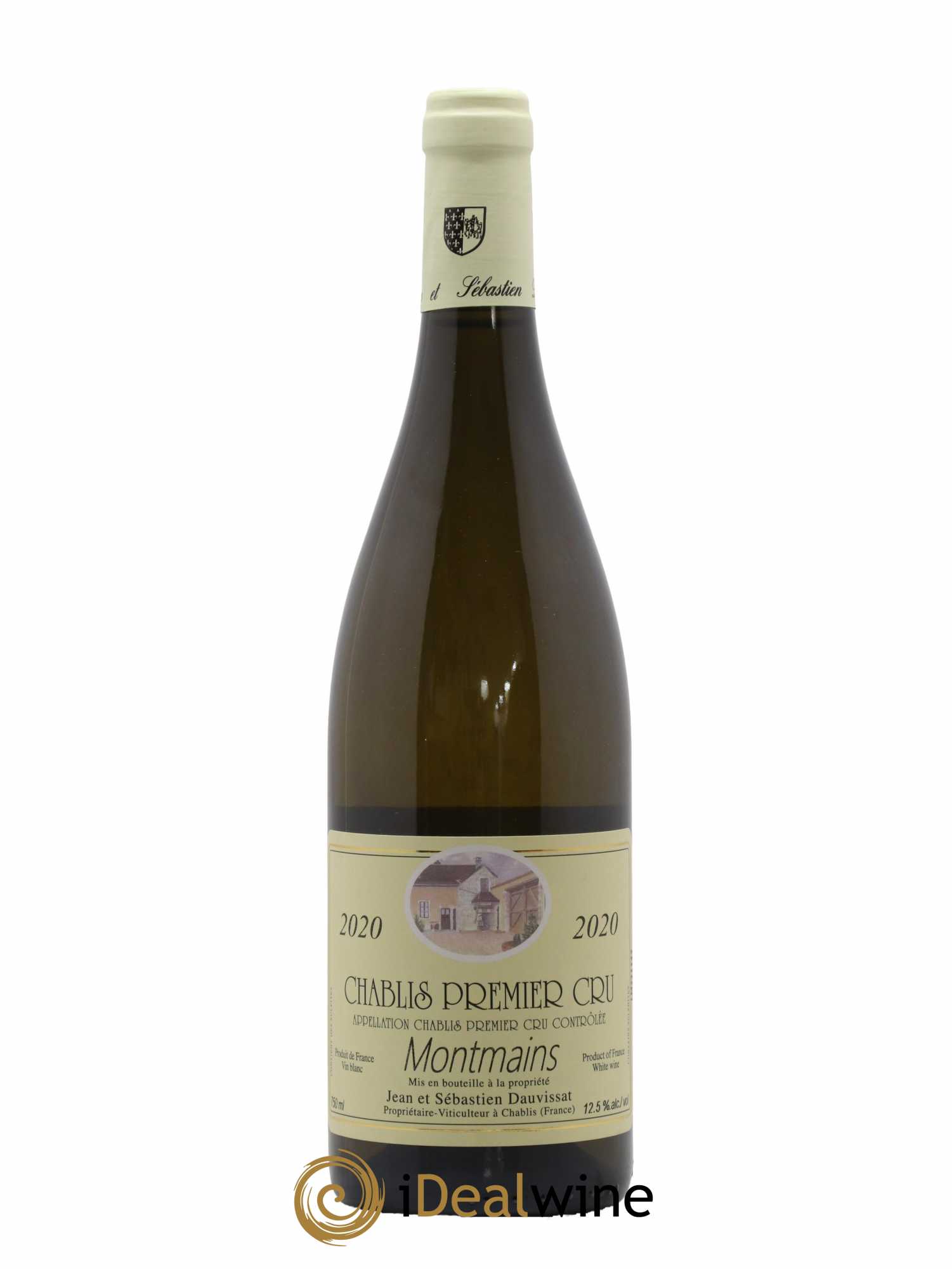 Chablis 1er Cru Montmains Jean et Sebastien Dauvissat 2020 - Lot of 1 bottle - 0