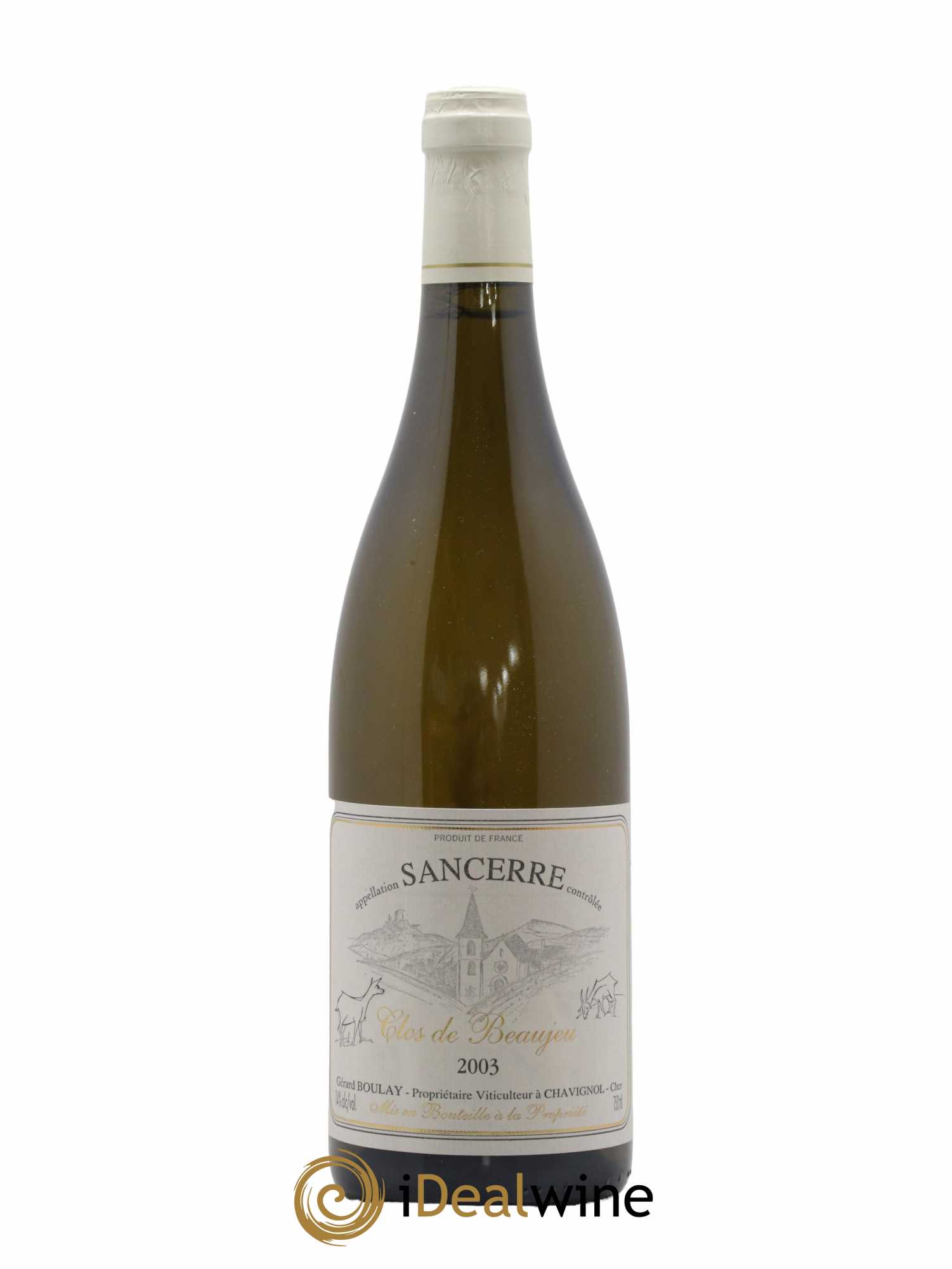 Sancerre Clos de Beaujeu Gérard Boulay 2003 - Lot de 1 bouteille - 0