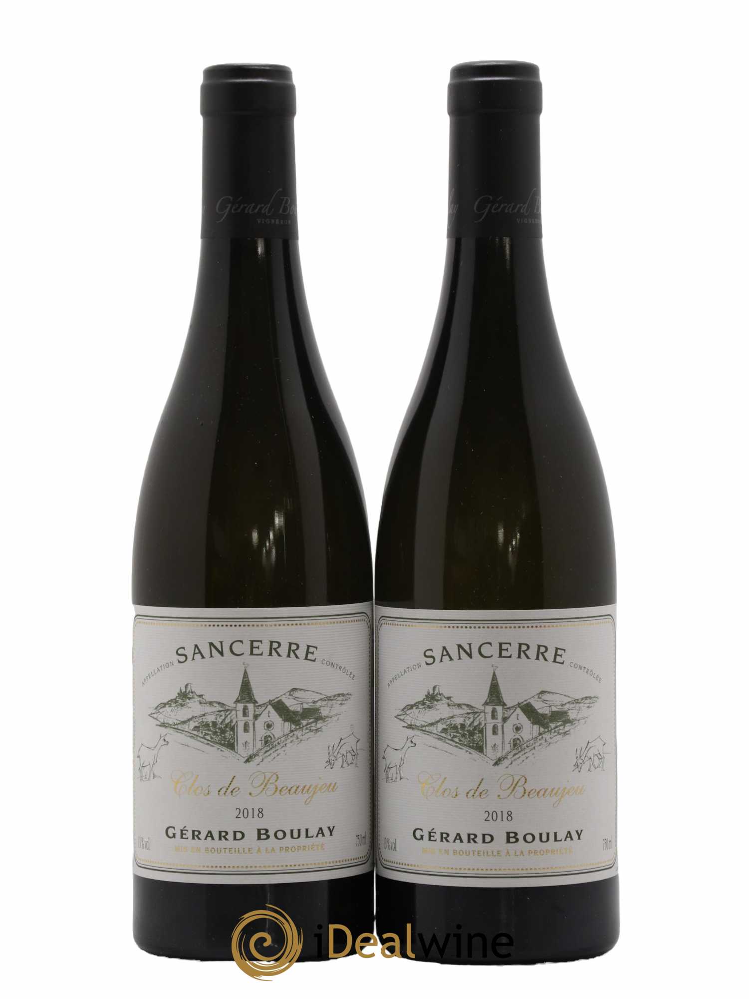 Sancerre Clos de Beaujeu Gérard Boulay 2018 - Lot de 2 bouteilles - 0