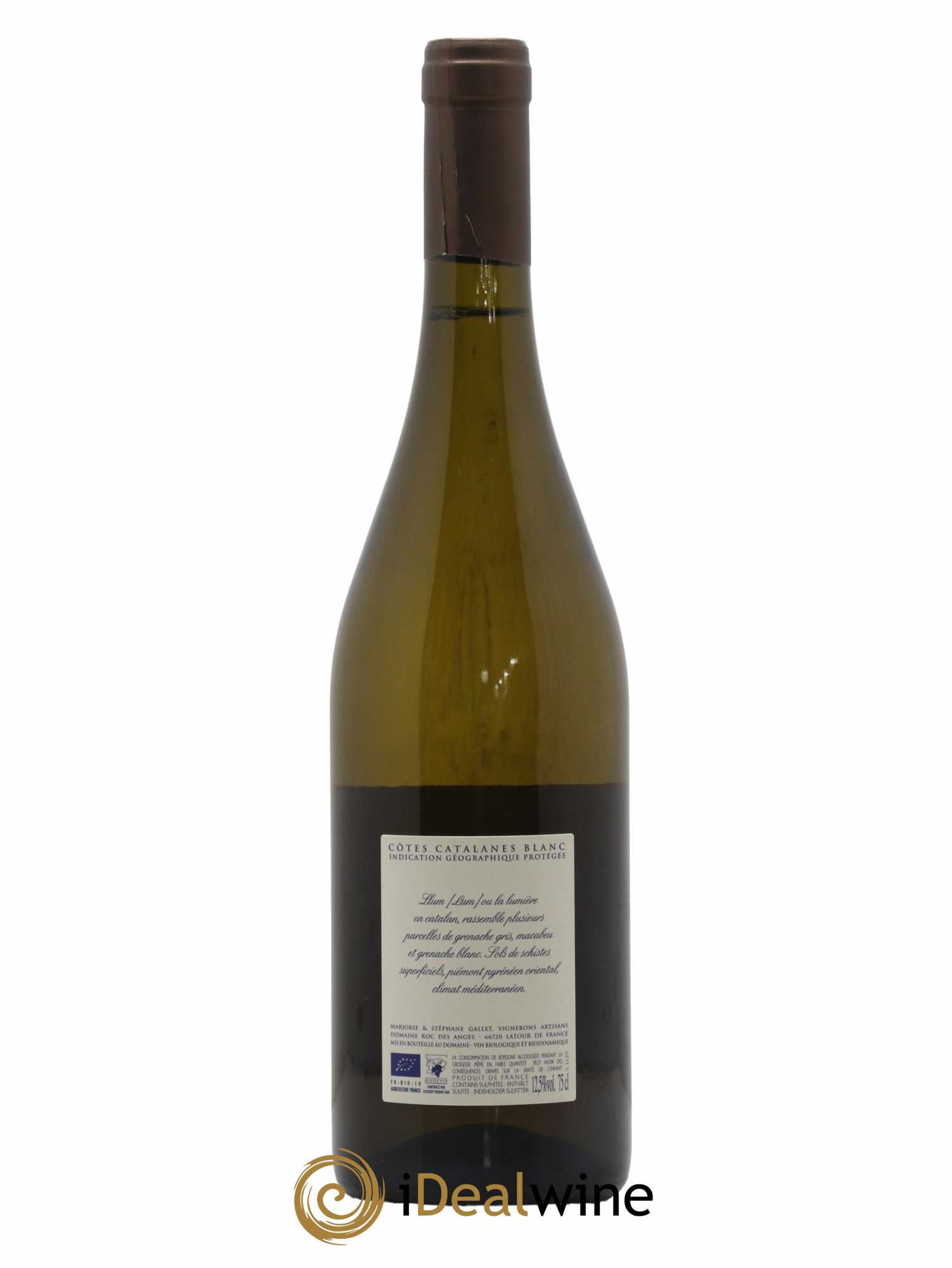 Côtes Catalanes Roc des Anges Llum Marjorie et Stéphane Gallet 2020 - Lot de 1 bouteille - 1