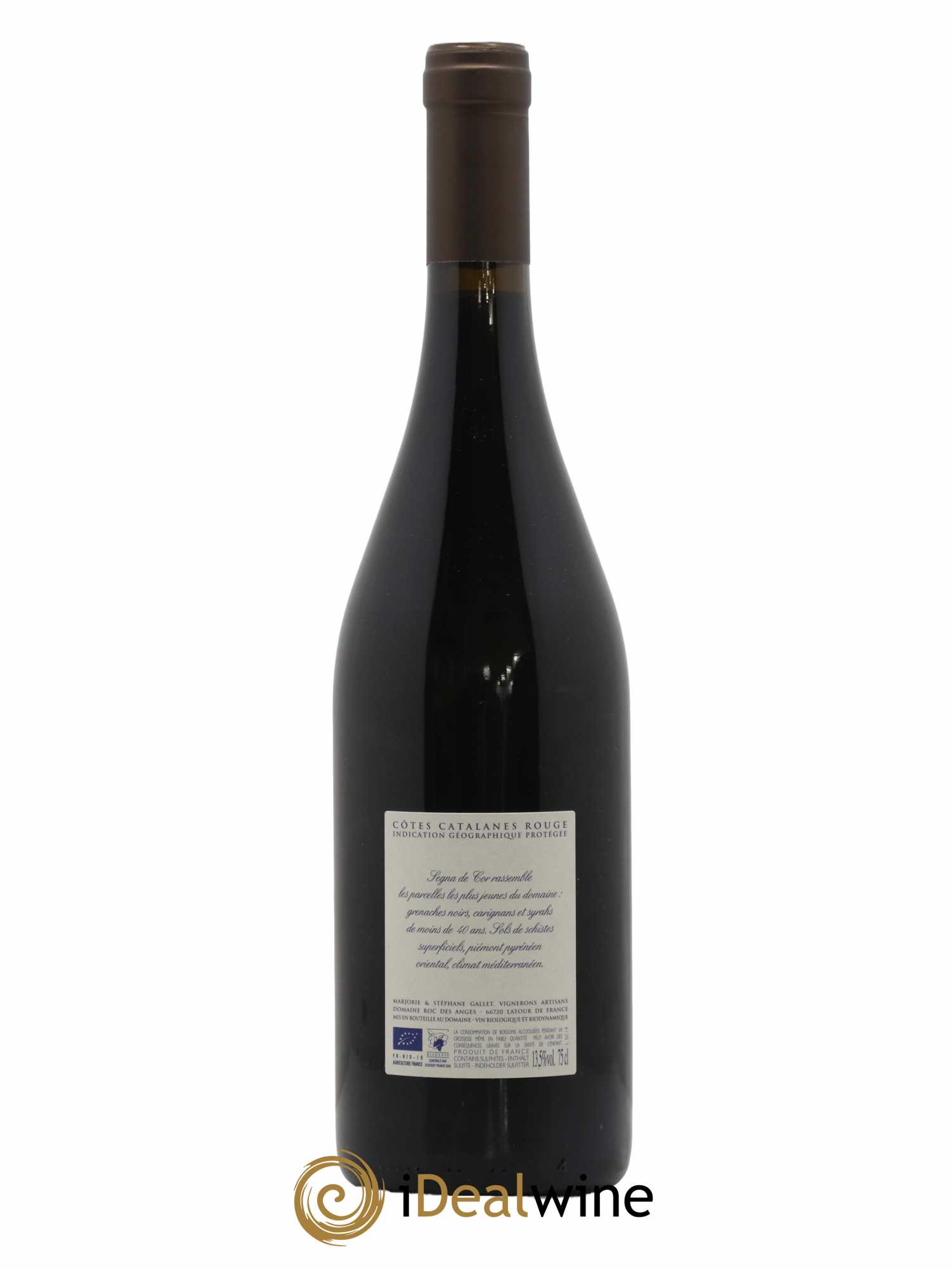 Côtes du Roussillon Roc des Anges Segna de Cor Marjorie et Stéphane Gallet 2019 - Lot de 1 bouteille - 1