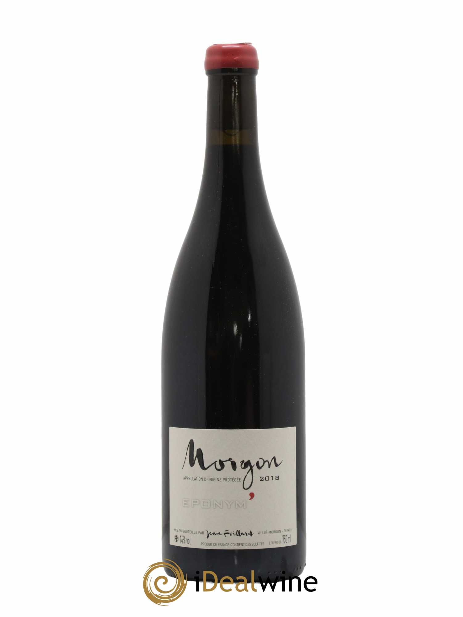 Morgon Les Charmes Eponym Jean Foillard 2018 - Lot de 1 bouteille - 0