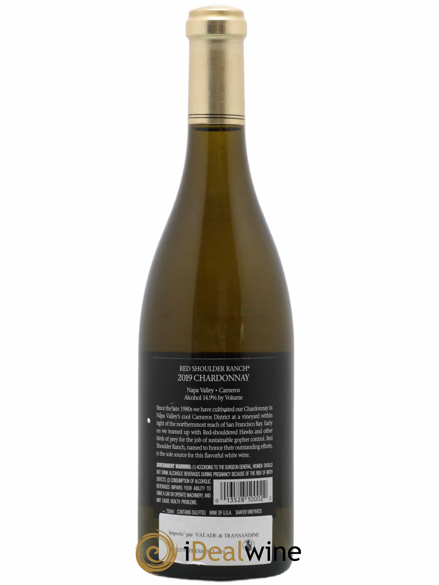 Stags Leap District Red Shoulder Ranch Chardonnay Shafer Vineyards 2019 - Lot de 1 bouteille - 1