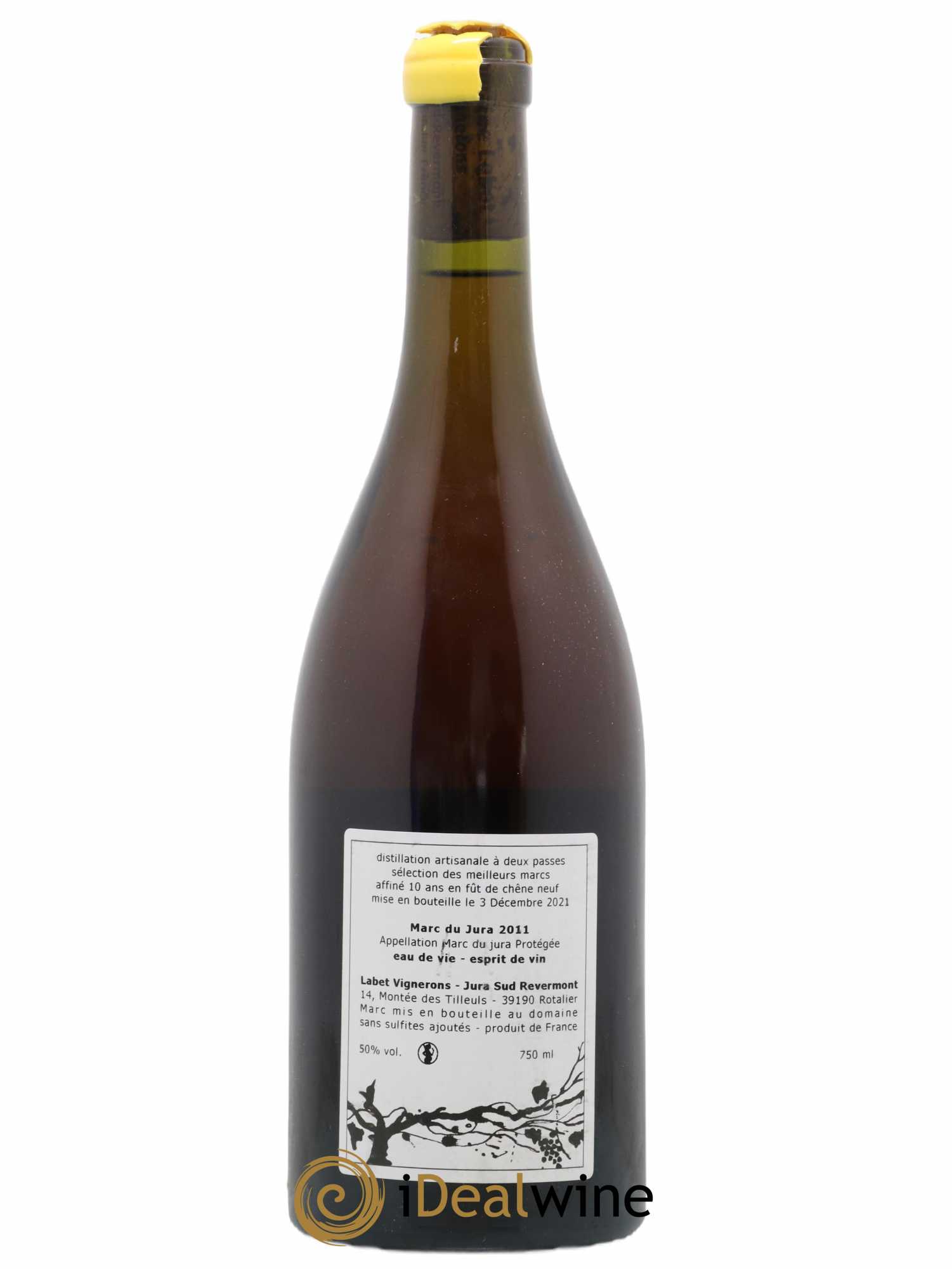 Marc du Jura Romain - Julien - Charline Labet 2011 - Lot de 1 bouteille - 1